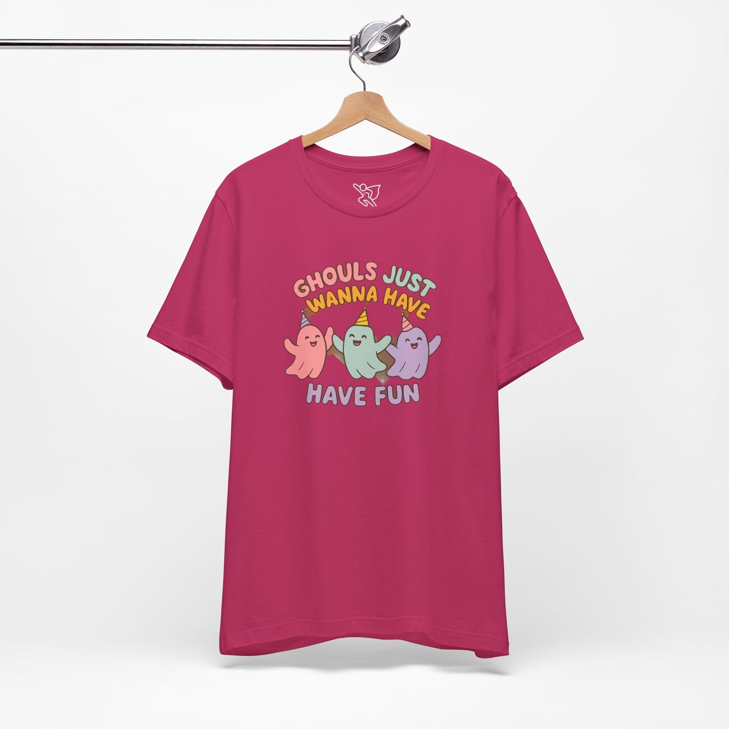 "Ghouls Just Wanna Have Fun" T-Shirt for Halloween, Unisex Graphic Shirt, Cute Ghosts Tee, Casual Wear, Gift for Friends