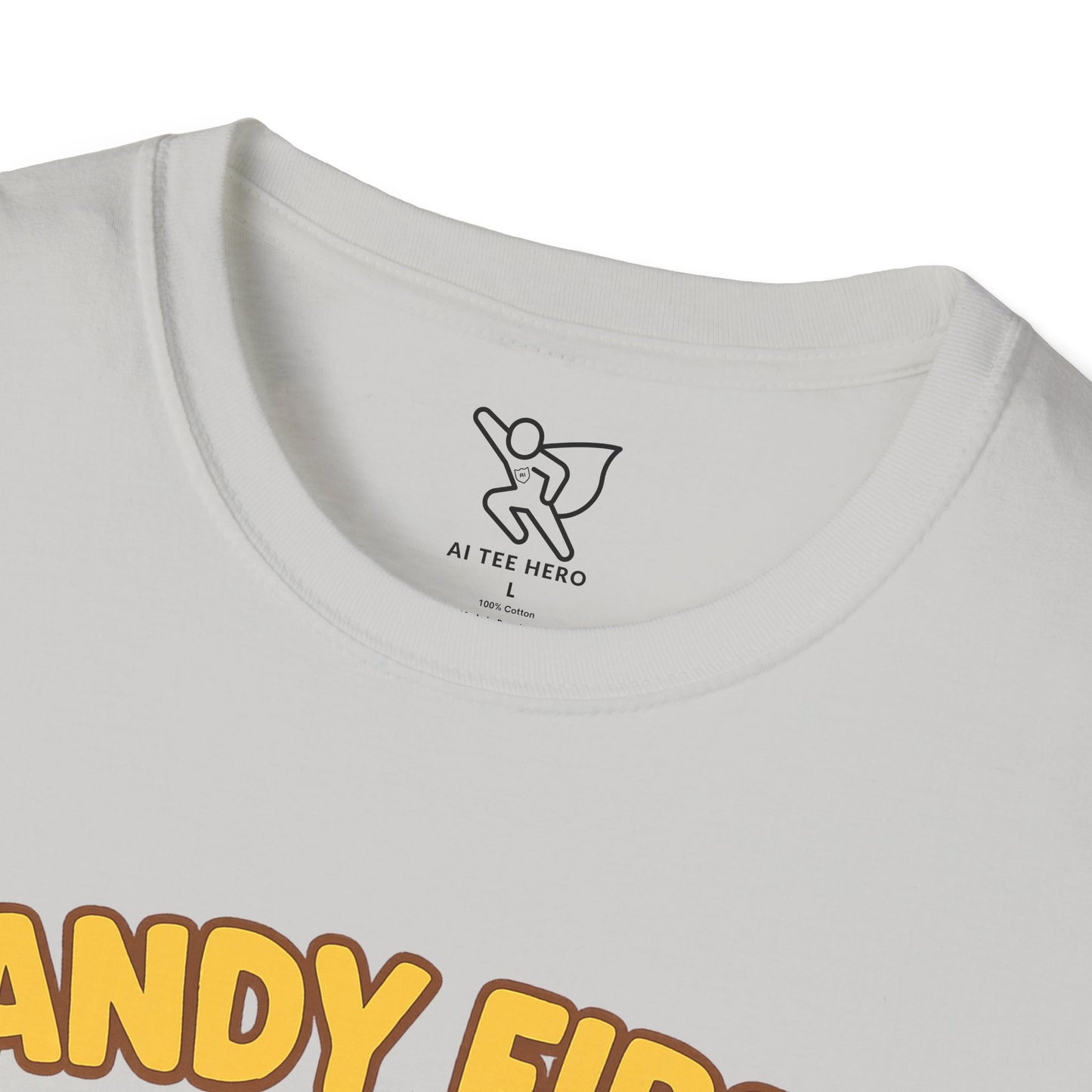 "Candy First, Questions Later" Unisex T-Shirt - Playful Graphic Tee, Fun Gift for Candy Lovers, Perfect for Parties, Quirky Fashion