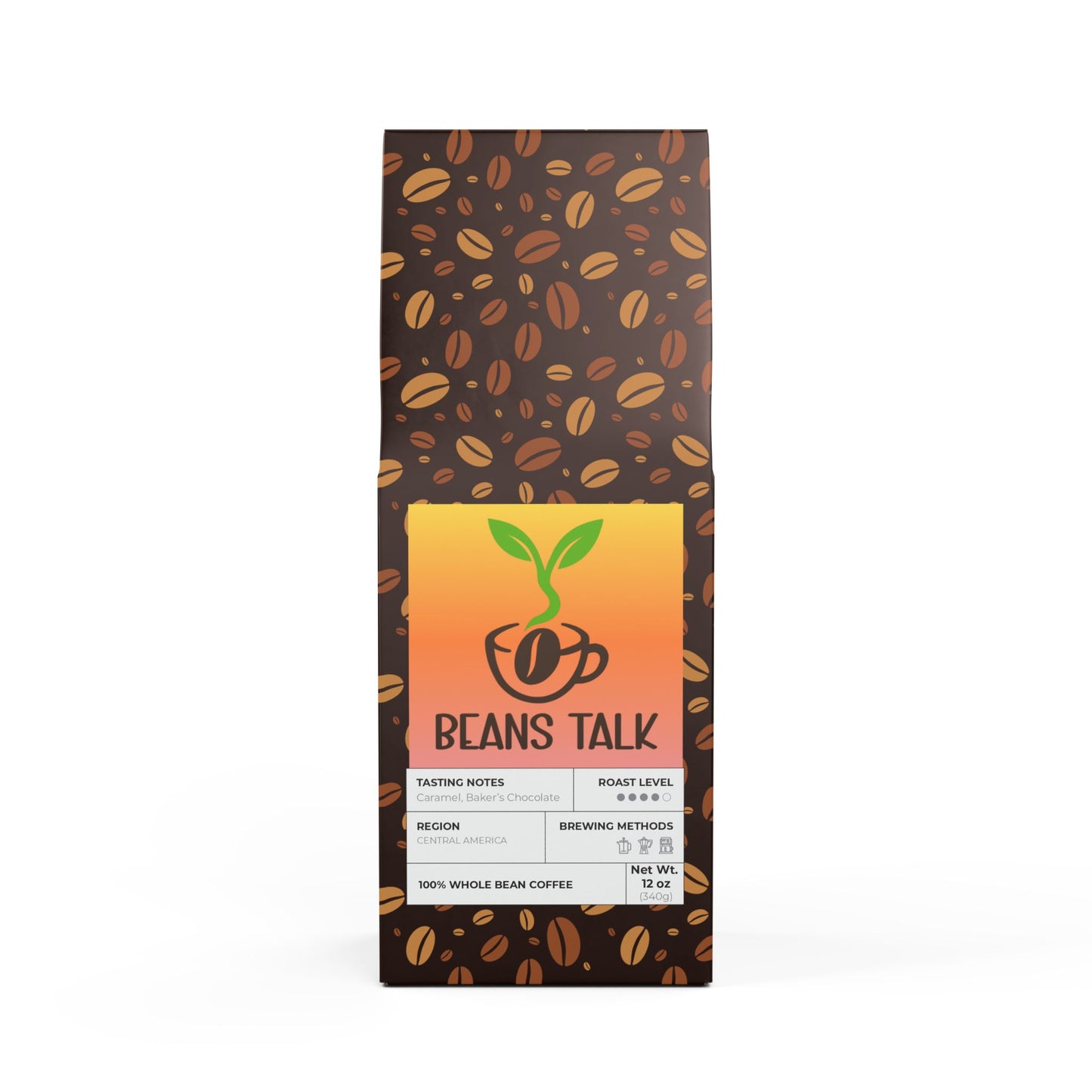 Beans Talk - Flathead Valley Coffee Blend (Medium-Dark Roast) 12oz