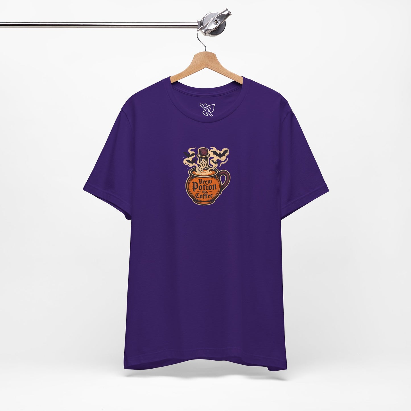 "Coffee Potion" Unisex Tee, Casual Wear, Gift for Coffee Lovers, Magical T-Shirt, Witchy Apparel, Coffee Enthusiast Presents