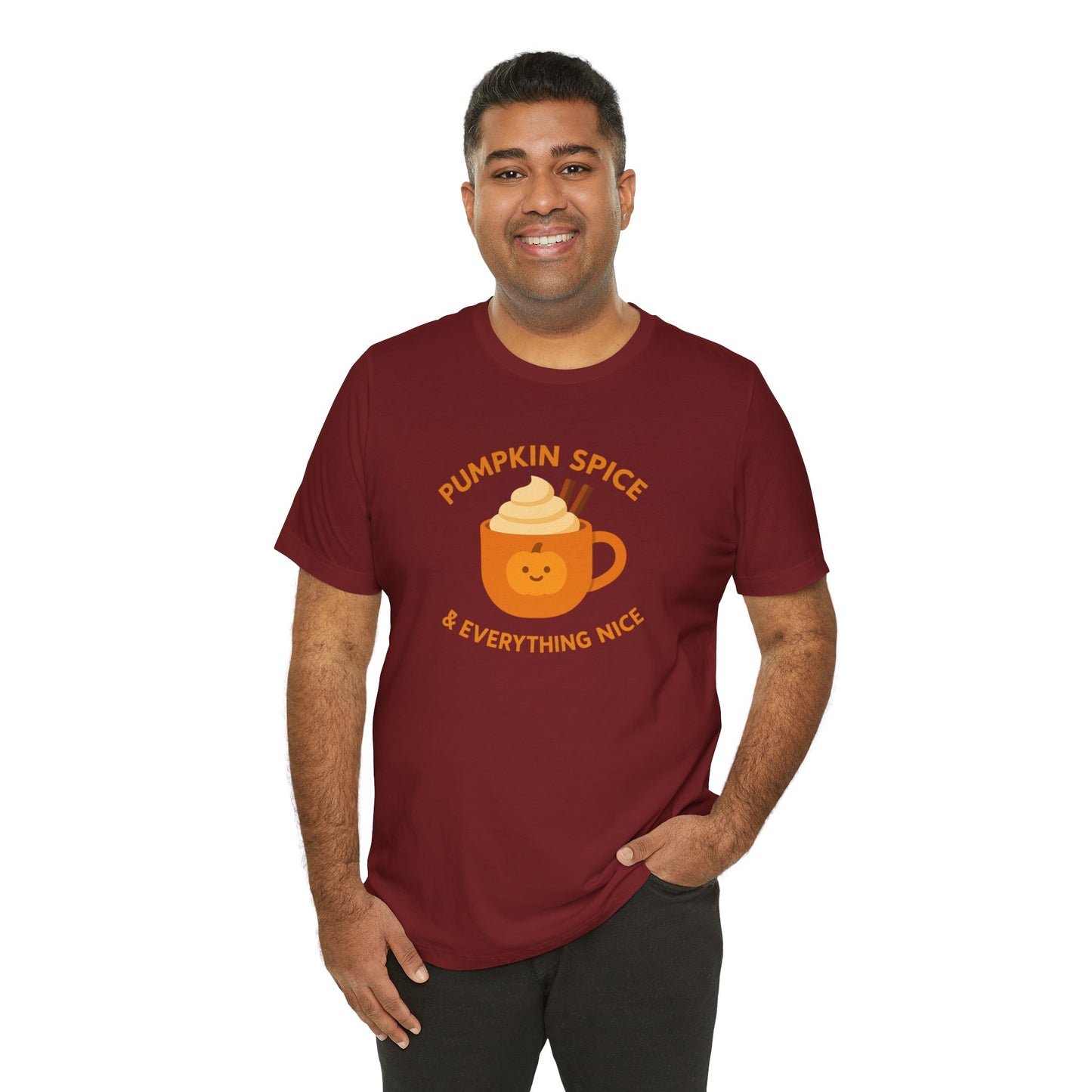 "Pumpkin Spice & Everything Nice" Fall T-Shirt, Autumn Fashion, Cozy Casual Wear, Pumpkin Lovers Gift, Seasonal Apparel