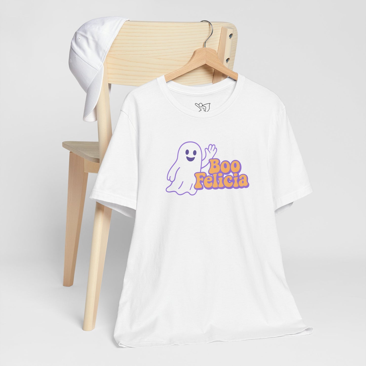 "Boo Felicia Ghost" Unisex Halloween T-Shirt, Spooky Apparel, Fun Gift, Casual Wear, Holiday Shirt