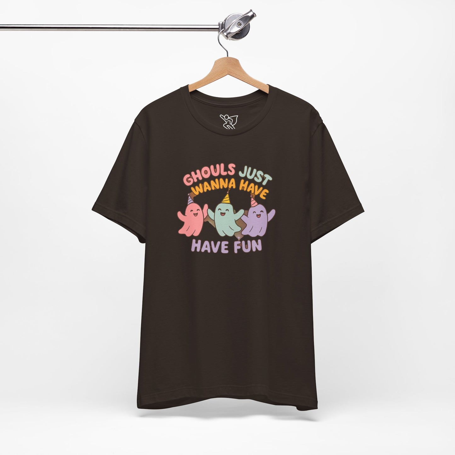 "Ghouls Just Wanna Have Fun" T-Shirt for Halloween, Unisex Graphic Shirt, Cute Ghosts Tee, Casual Wear, Gift for Friends