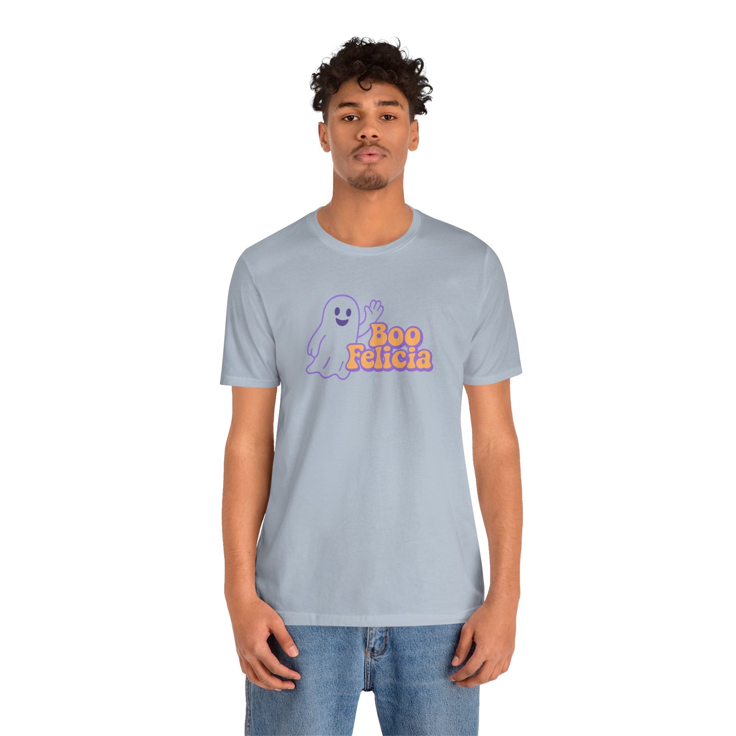 "Boo Felicia Ghost" Unisex Halloween T-Shirt, Spooky Apparel, Fun Gift, Casual Wear, Holiday Shirt