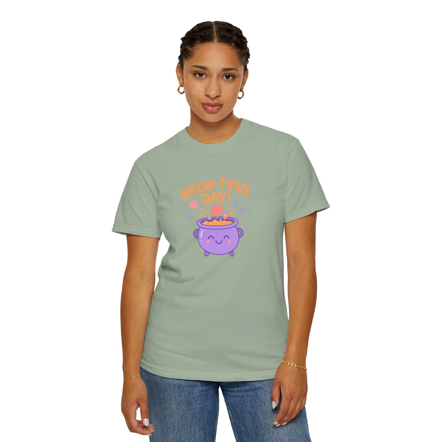 Brew-tiful Day T-Shirt, Cute Coffee Tee, Unisex Gift, Fun Humor Shirt, Coffee Lover Apparel, Casual Everyday Wear
