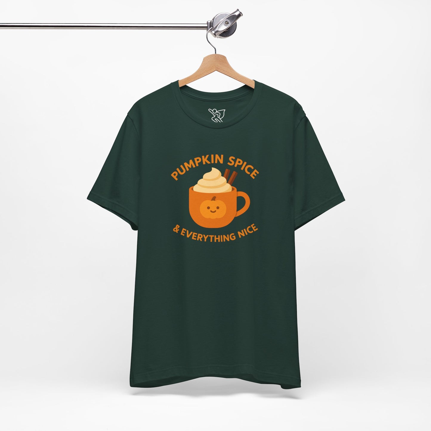 "Pumpkin Spice & Everything Nice" Fall T-Shirt, Autumn Fashion, Cozy Casual Wear, Pumpkin Lovers Gift, Seasonal Apparel