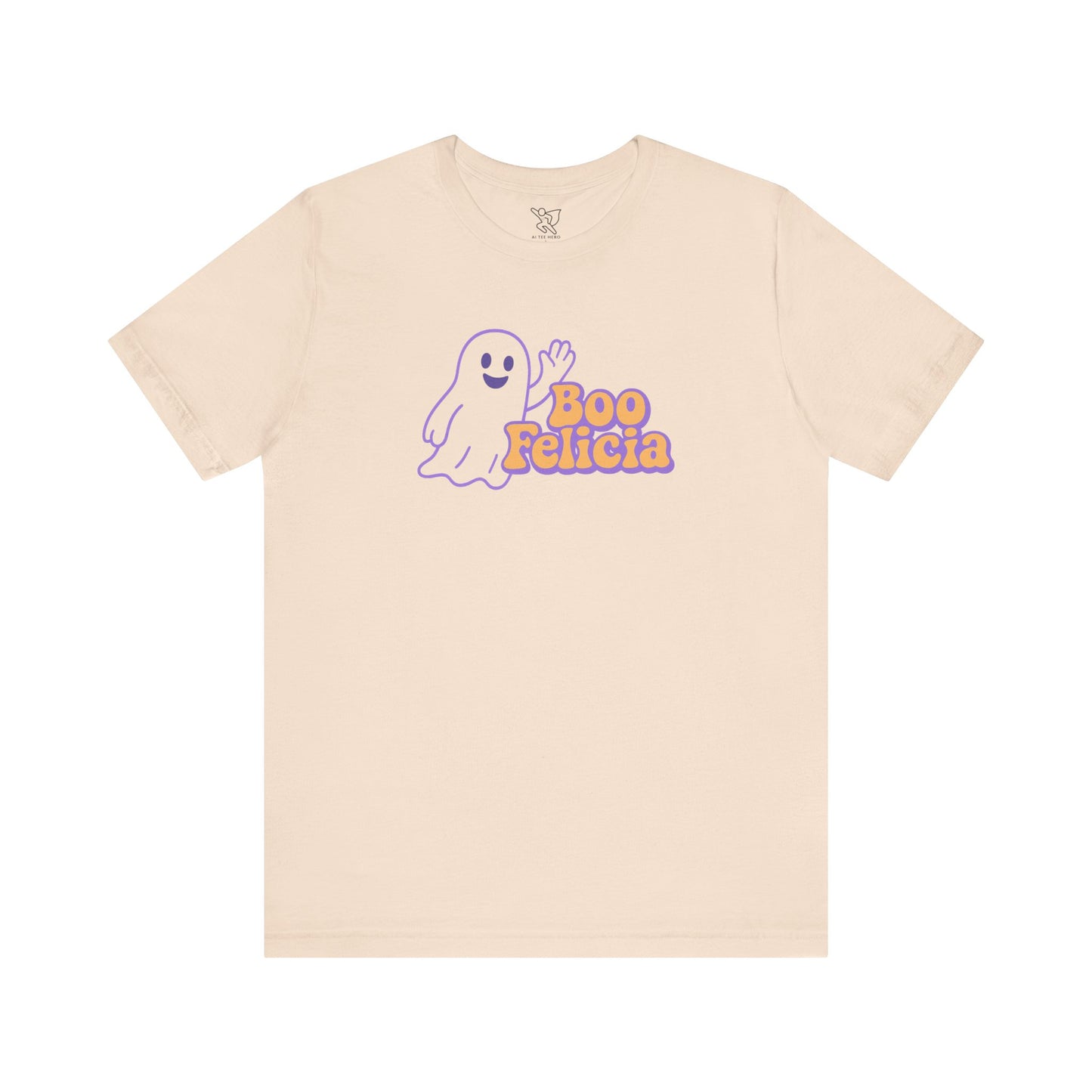 "Boo Felicia Ghost" Unisex Halloween T-Shirt, Spooky Apparel, Fun Gift, Casual Wear, Holiday Shirt
