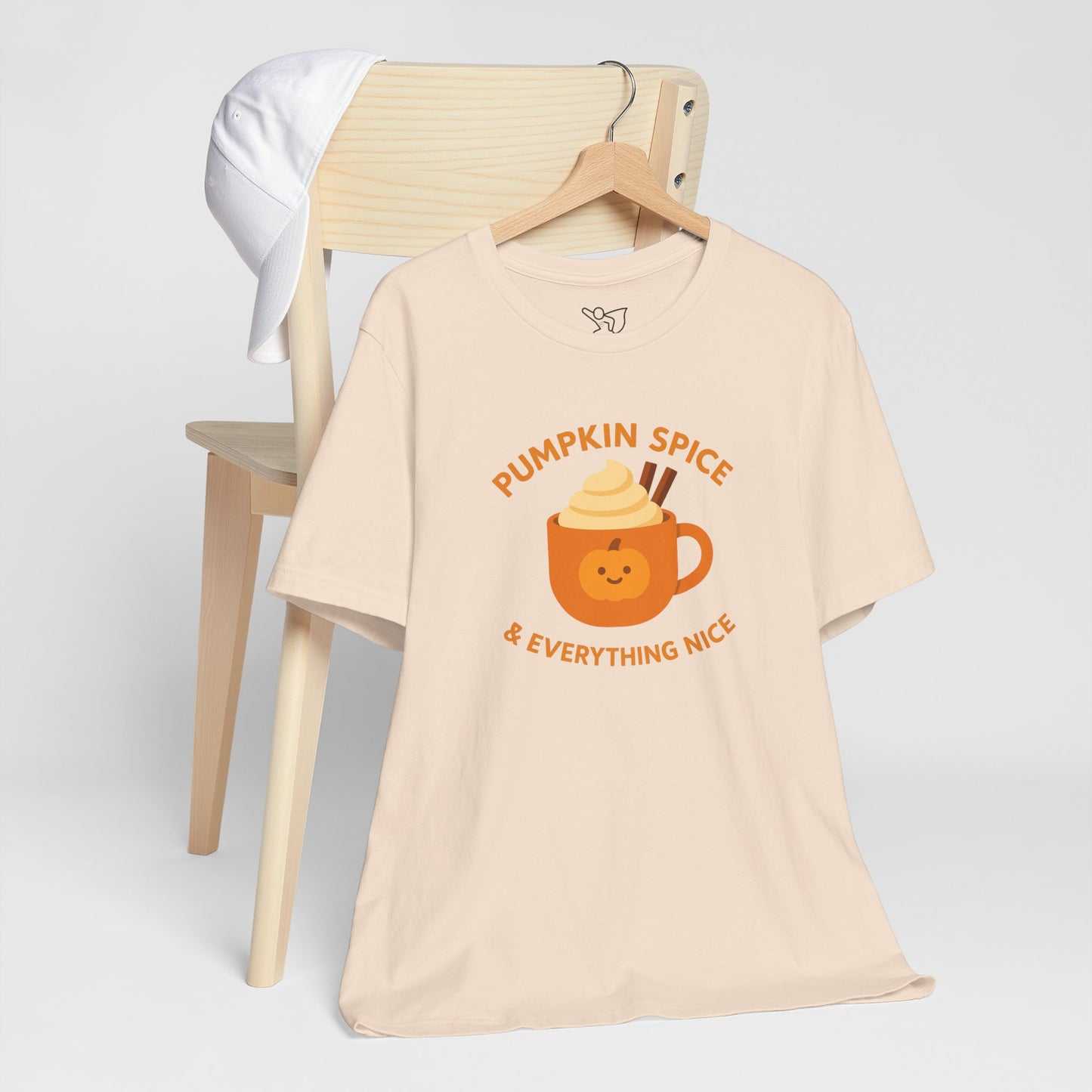 "Pumpkin Spice & Everything Nice" Fall T-Shirt, Autumn Fashion, Cozy Casual Wear, Pumpkin Lovers Gift, Seasonal Apparel