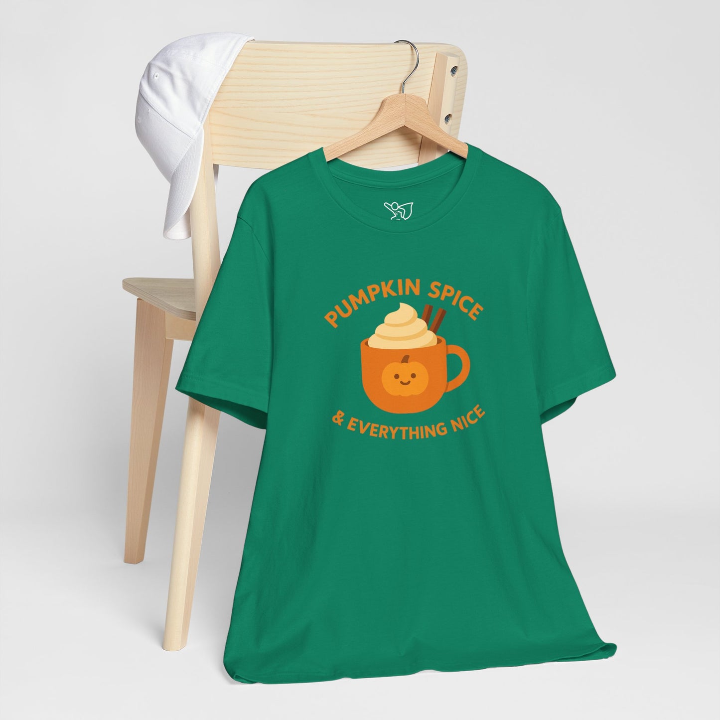 "Pumpkin Spice & Everything Nice" Fall T-Shirt, Autumn Fashion, Cozy Casual Wear, Pumpkin Lovers Gift, Seasonal Apparel