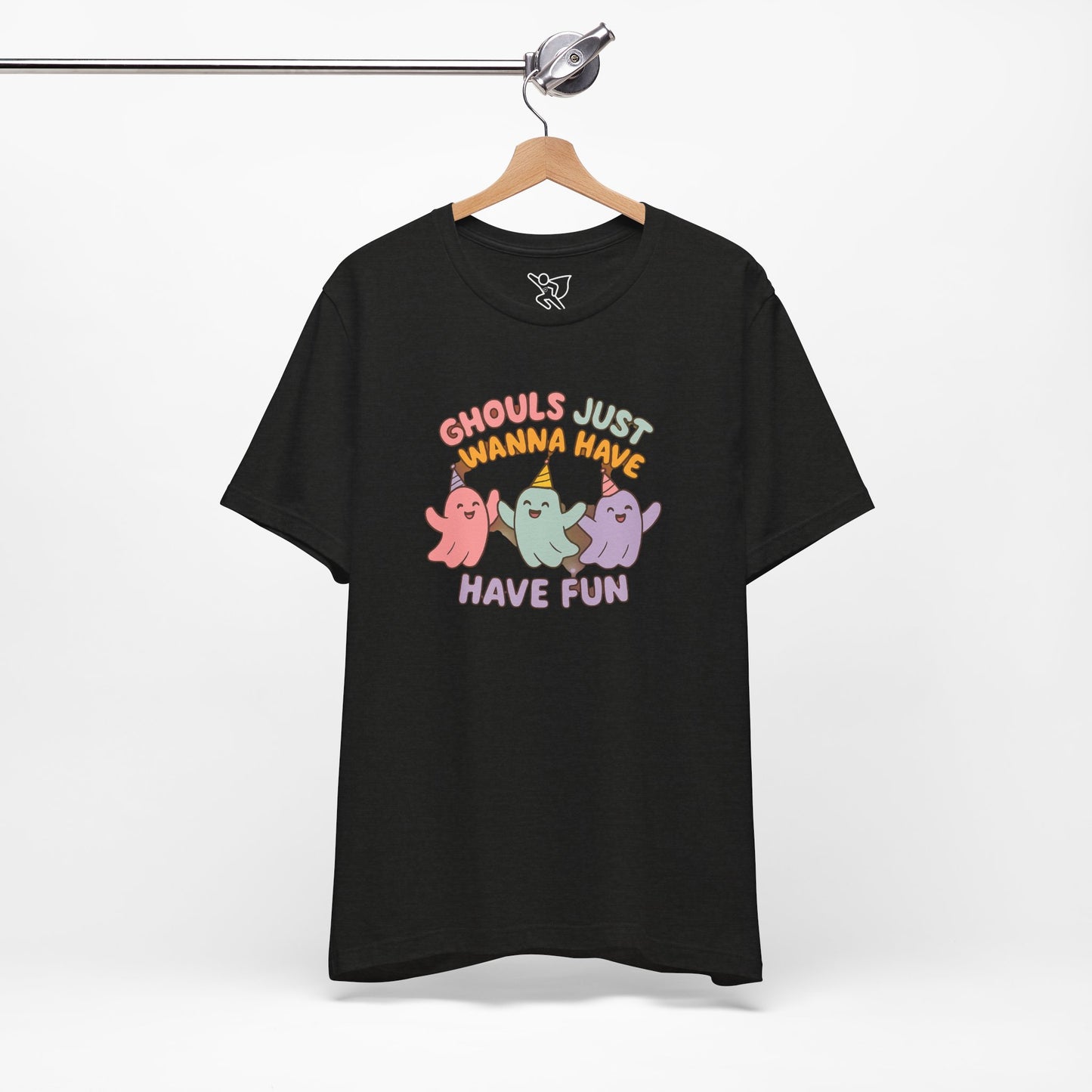 "Ghouls Just Wanna Have Fun" T-Shirt for Halloween, Unisex Graphic Shirt, Cute Ghosts Tee, Casual Wear, Gift for Friends