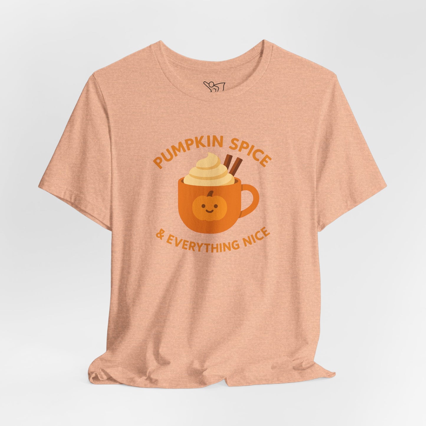 "Pumpkin Spice & Everything Nice" Fall T-Shirt, Autumn Fashion, Cozy Casual Wear, Pumpkin Lovers Gift, Seasonal Apparel
