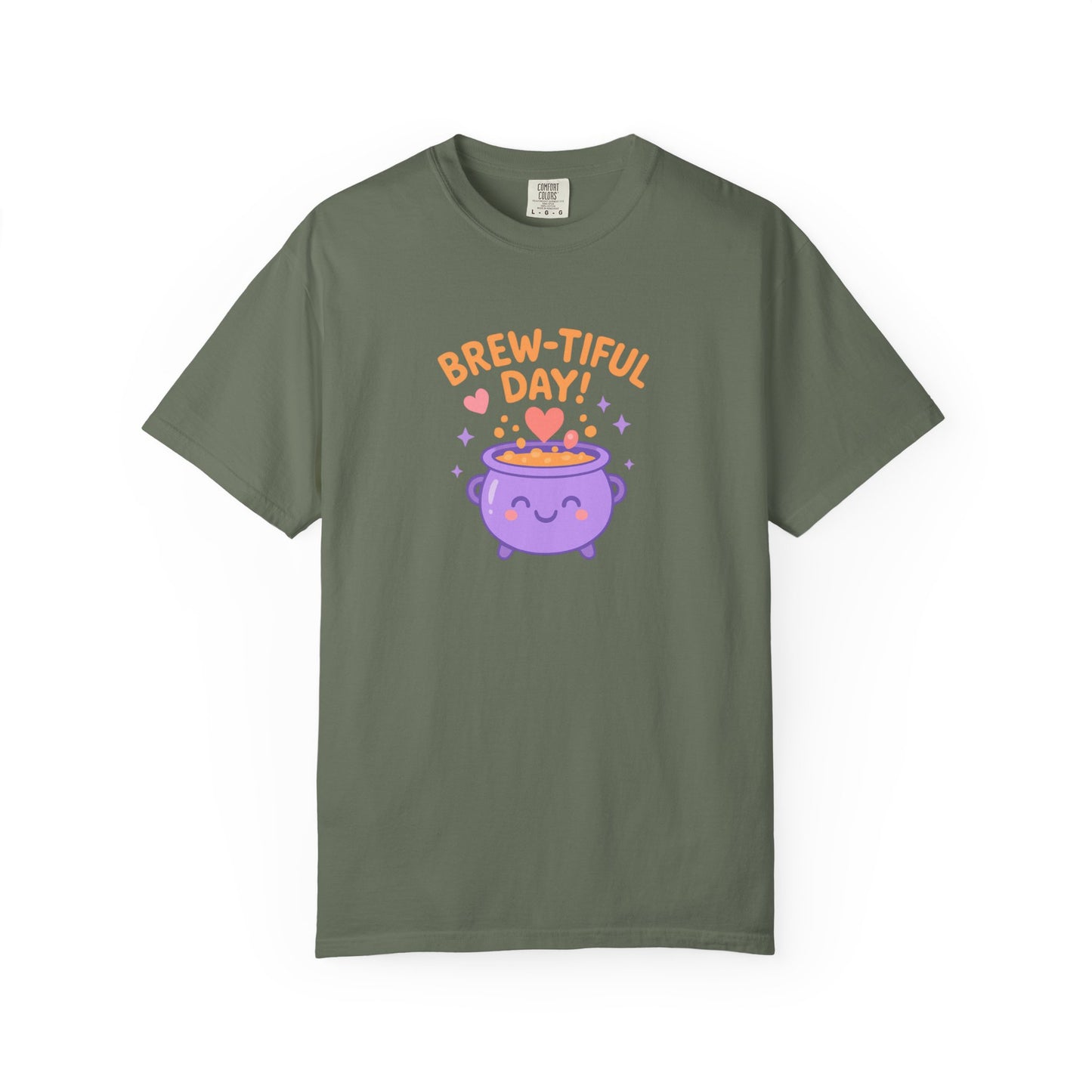 Brew-tiful Day T-Shirt, Cute Coffee Tee, Unisex Gift, Fun Humor Shirt, Coffee Lover Apparel, Casual Everyday Wear