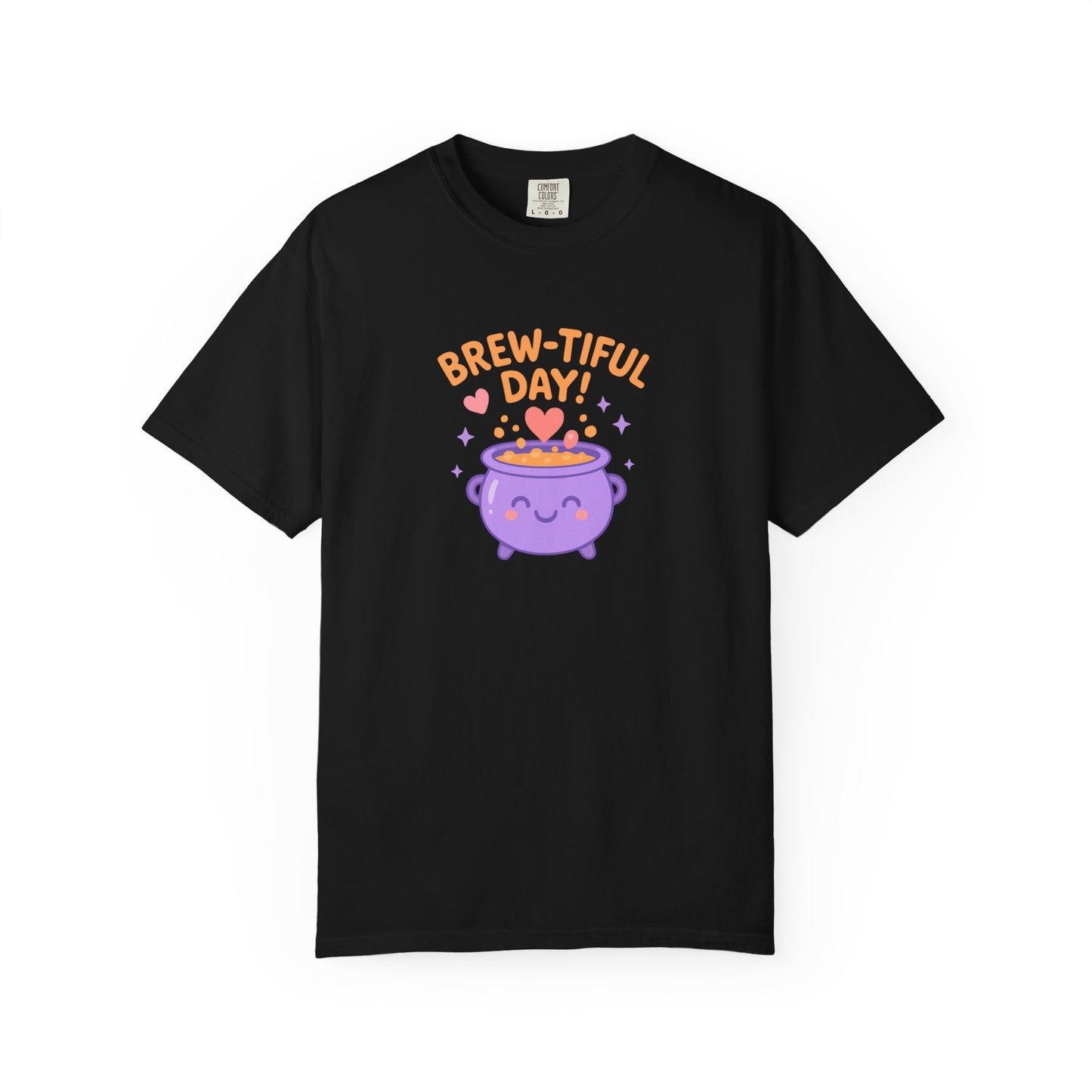 Brew-tiful Day T-Shirt, Cute Coffee Tee, Unisex Gift, Fun Humor Shirt, Coffee Lover Apparel, Casual Everyday Wear