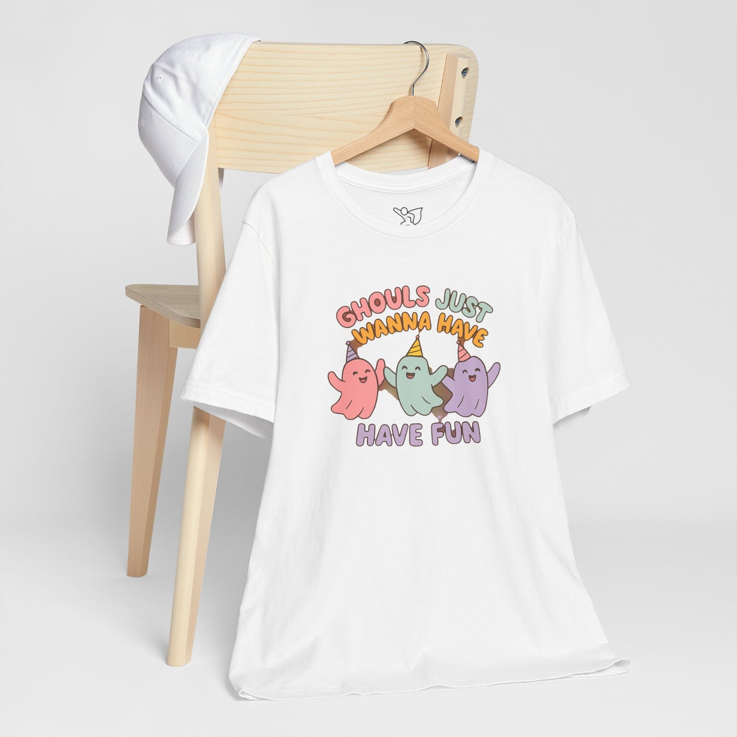 "Ghouls Just Wanna Have Fun" T-Shirt for Halloween, Unisex Graphic Shirt, Cute Ghosts Tee, Casual Wear, Gift for Friends