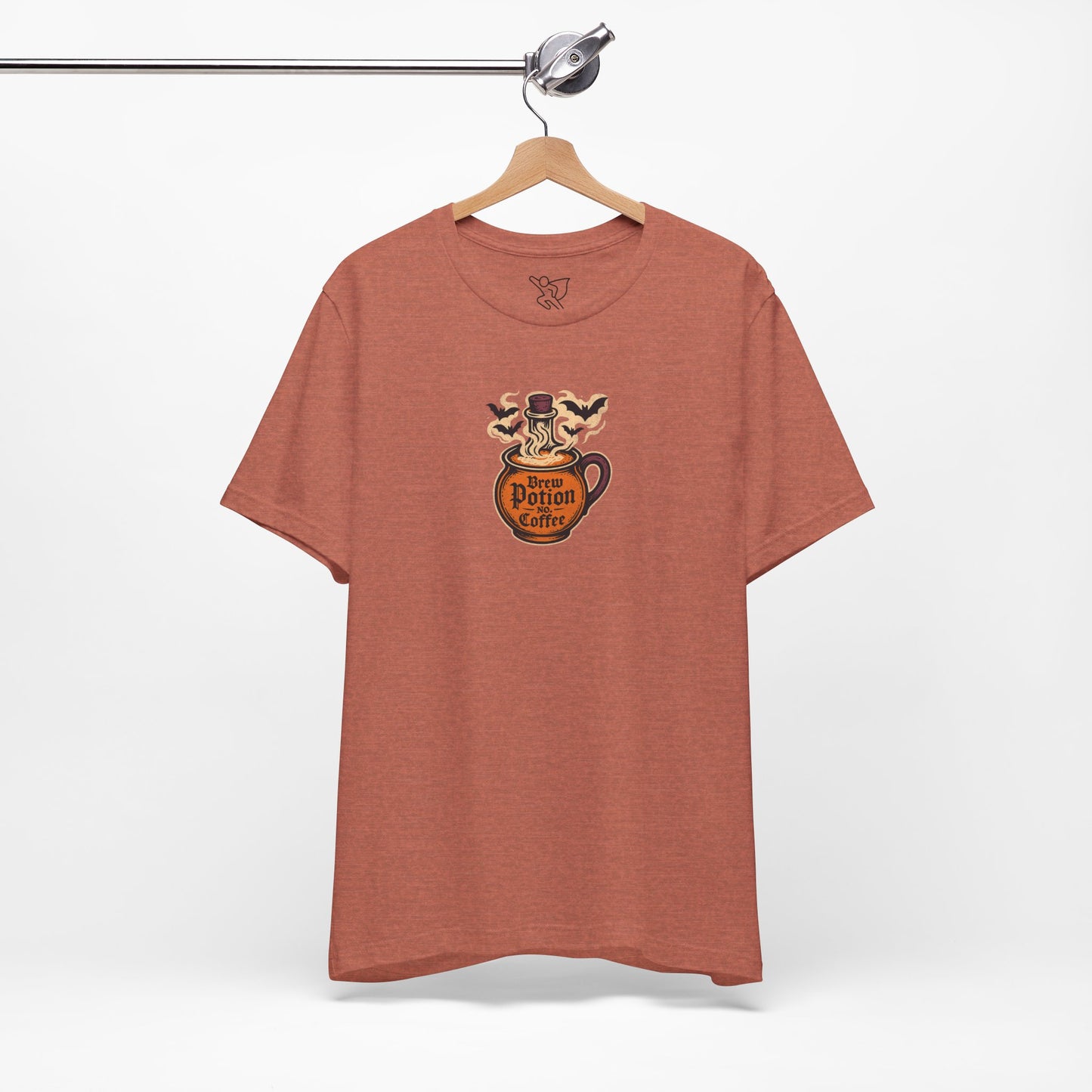 "Coffee Potion" Unisex Tee, Casual Wear, Gift for Coffee Lovers, Magical T-Shirt, Witchy Apparel, Coffee Enthusiast Presents