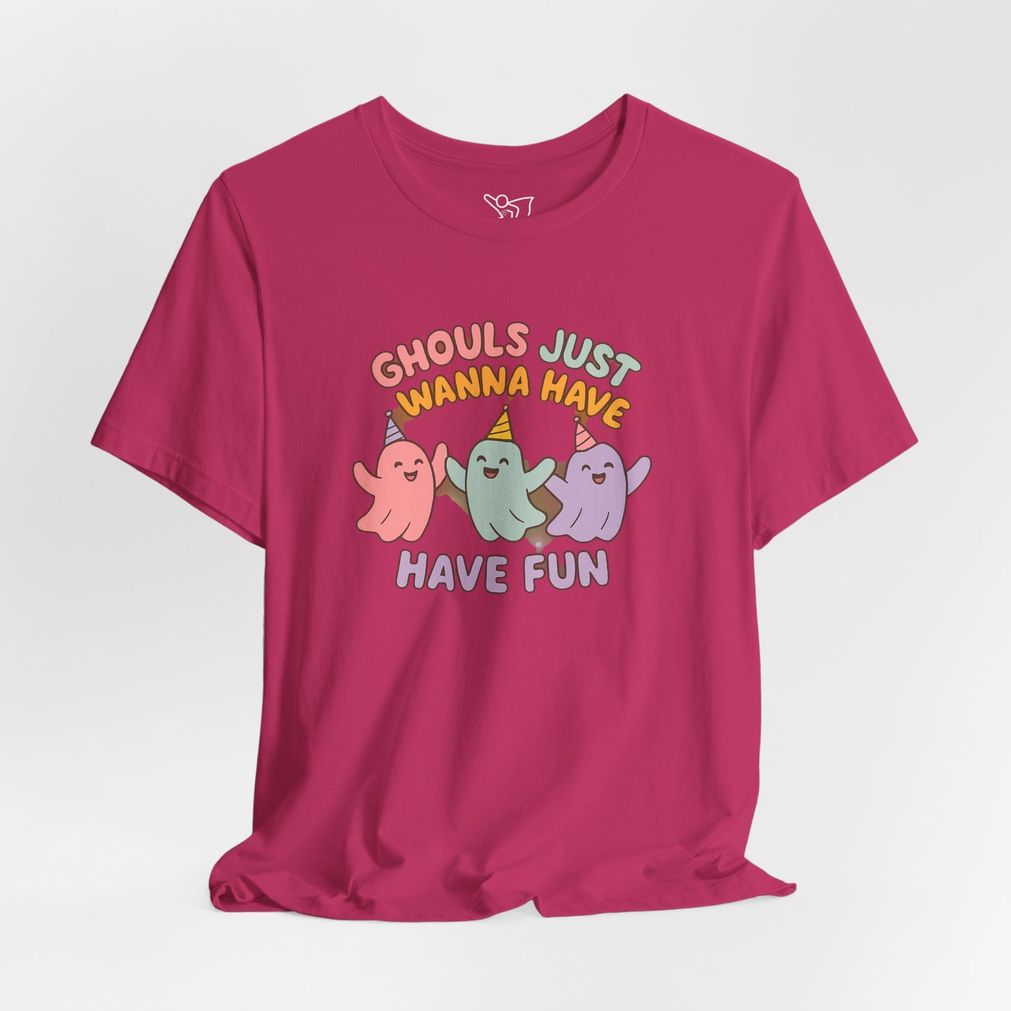 "Ghouls Just Wanna Have Fun" T-Shirt for Halloween, Unisex Graphic Shirt, Cute Ghosts Tee, Casual Wear, Gift for Friends