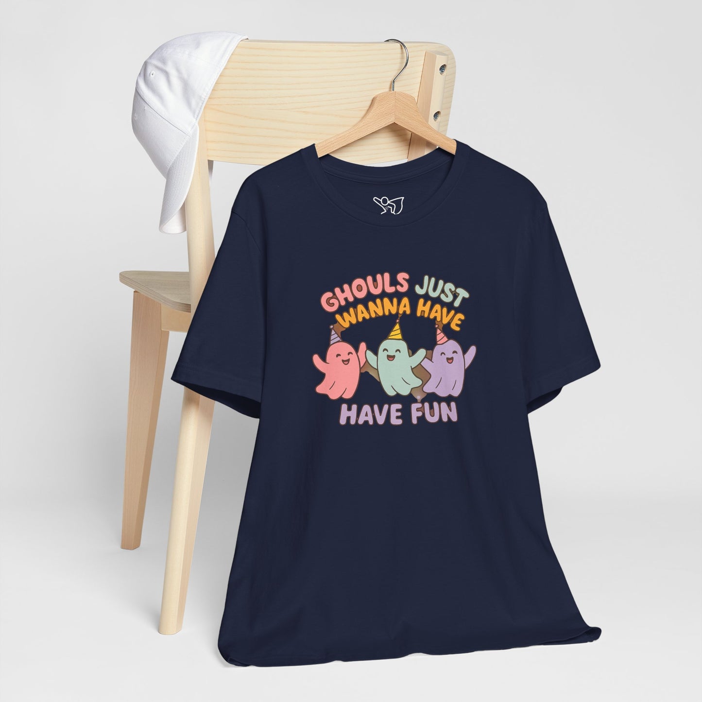 "Ghouls Just Wanna Have Fun" T-Shirt for Halloween, Unisex Graphic Shirt, Cute Ghosts Tee, Casual Wear, Gift for Friends