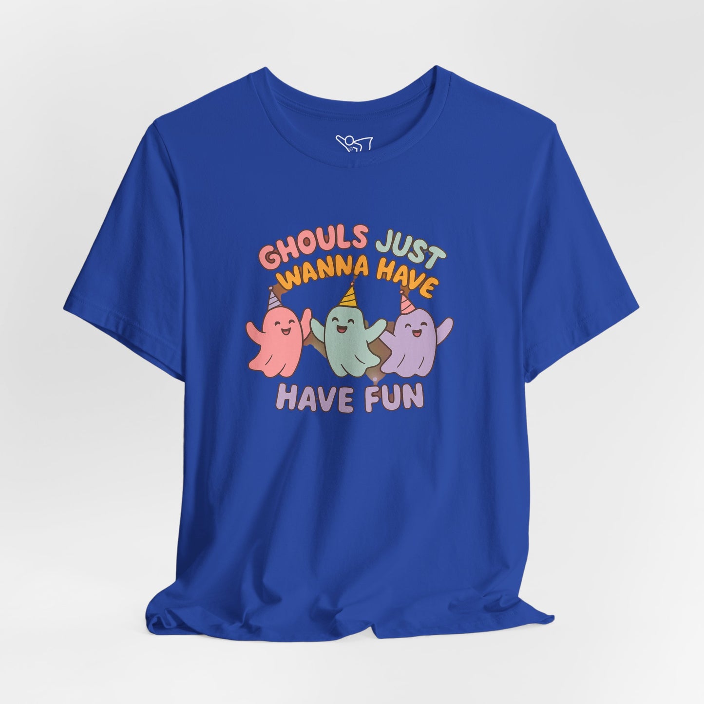 "Ghouls Just Wanna Have Fun" T-Shirt for Halloween, Unisex Graphic Shirt, Cute Ghosts Tee, Casual Wear, Gift for Friends