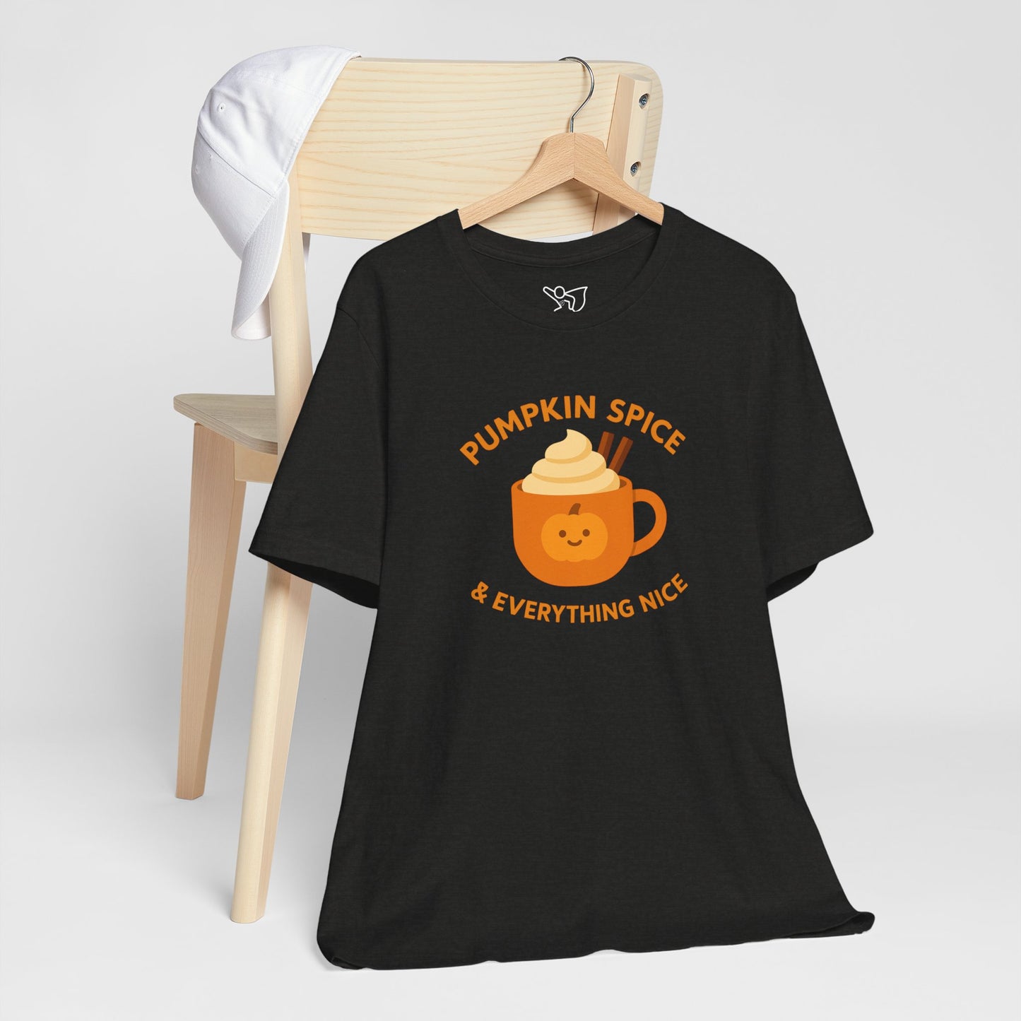 "Pumpkin Spice & Everything Nice" Fall T-Shirt, Autumn Fashion, Cozy Casual Wear, Pumpkin Lovers Gift, Seasonal Apparel