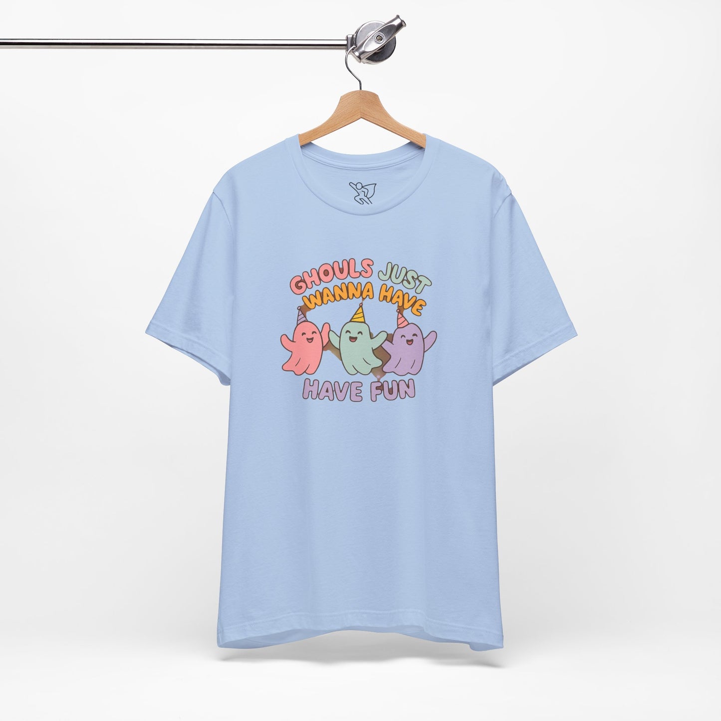 "Ghouls Just Wanna Have Fun" T-Shirt for Halloween, Unisex Graphic Shirt, Cute Ghosts Tee, Casual Wear, Gift for Friends