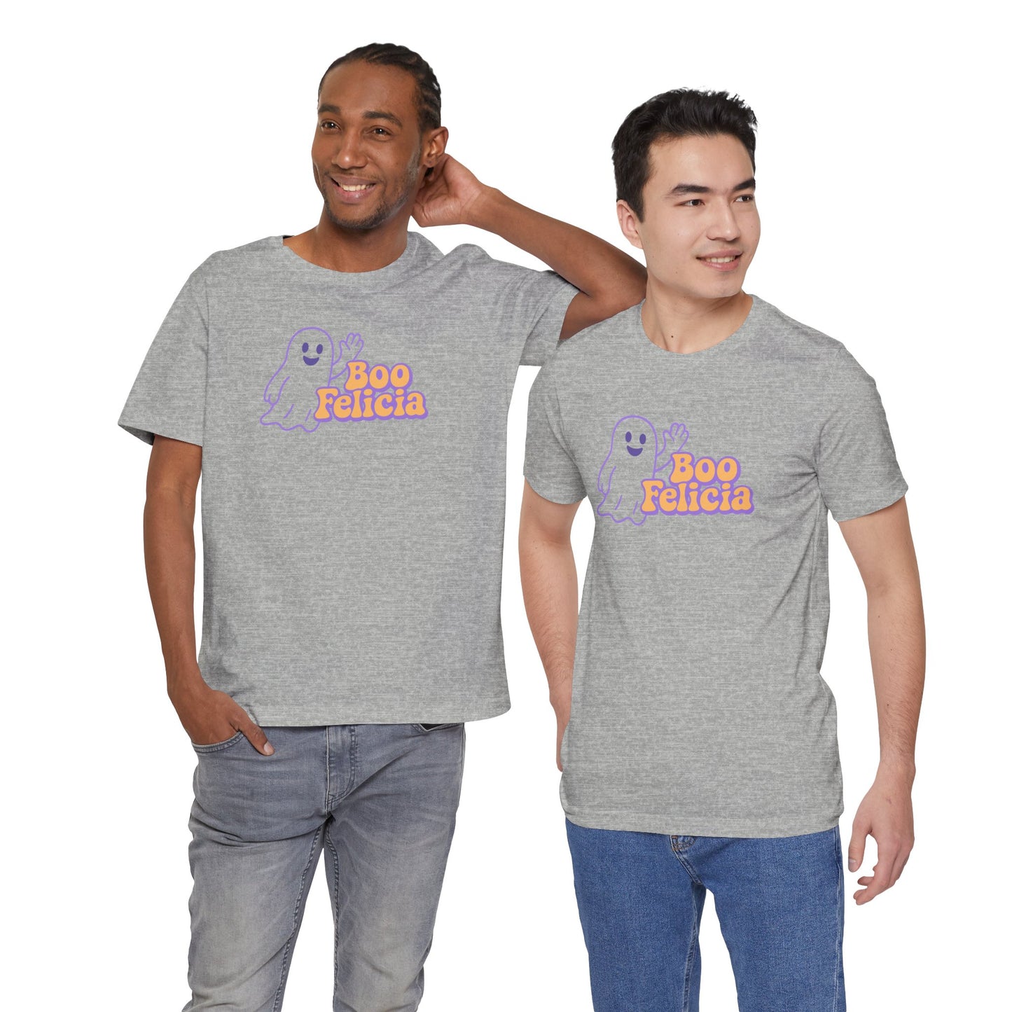 "Boo Felicia Ghost" Unisex Halloween T-Shirt, Spooky Apparel, Fun Gift, Casual Wear, Holiday Shirt