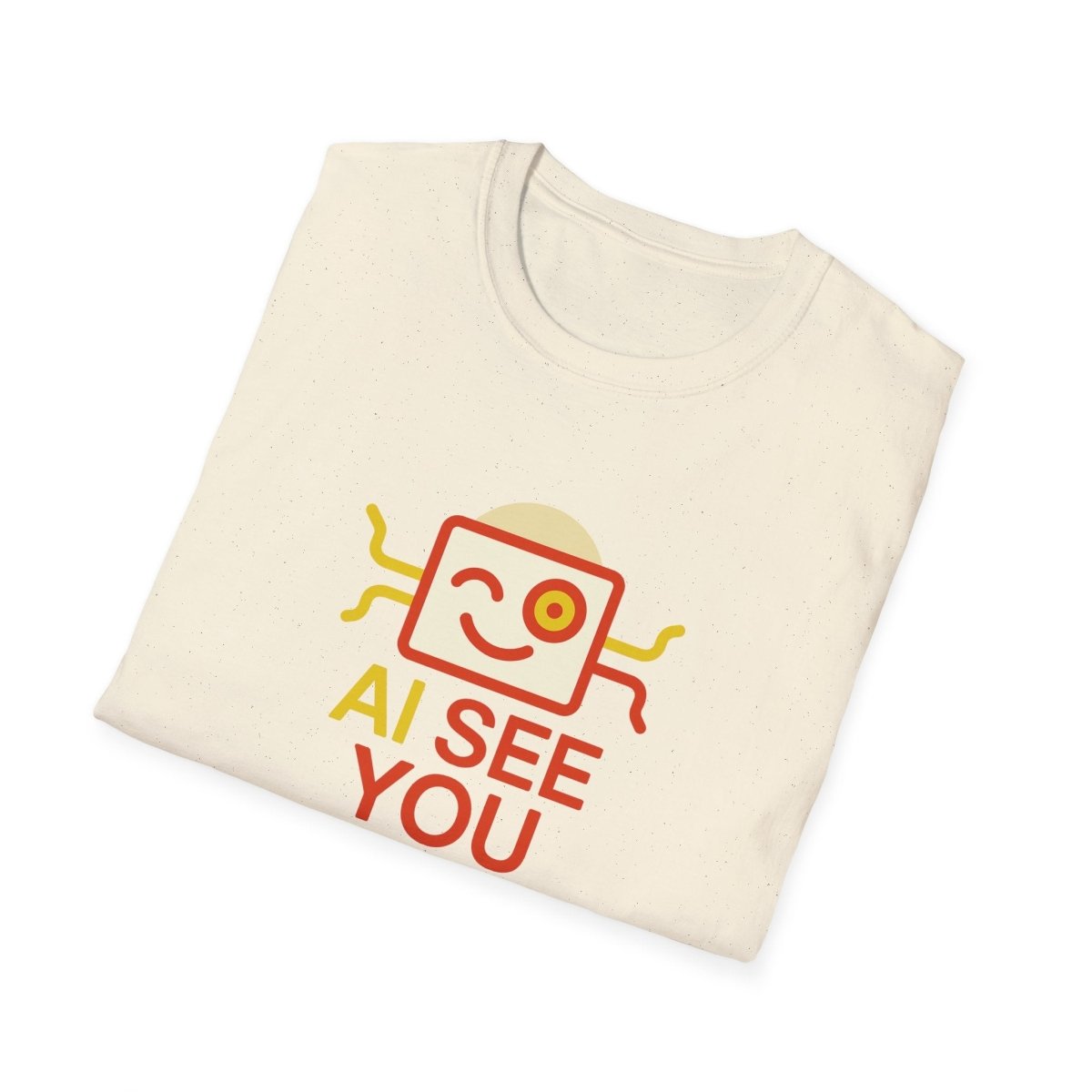 "AI See You" CW1 Digital Era Unisex Statement T-Shirt - Witty AI - Inspired Trendy Apparel for Coders and Tech People - AI Tee Hero