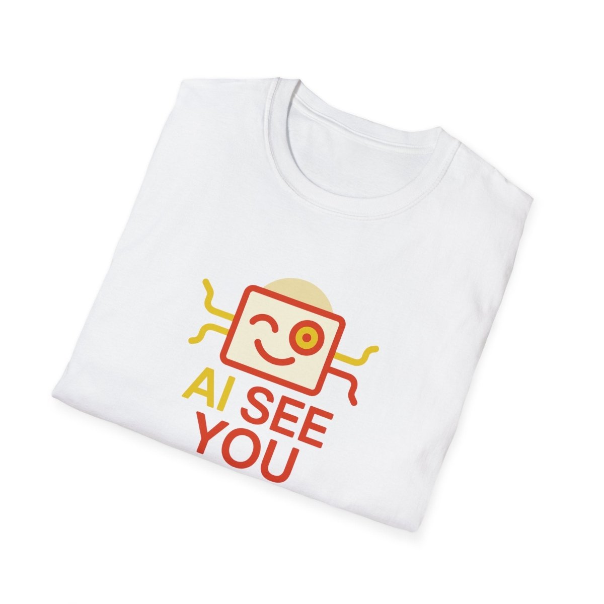 "AI See You" CW1 Digital Era Unisex Statement T-Shirt - Witty AI - Inspired Trendy Apparel for Coders and Tech People - AI Tee Hero