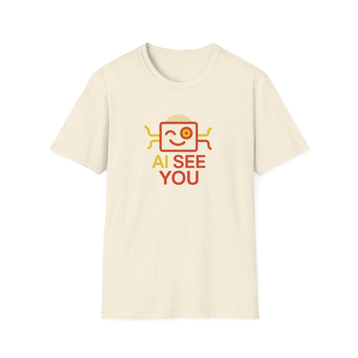 "AI See You" CW1 Digital Era Unisex Statement T-Shirt - Witty AI - Inspired Trendy Apparel for Coders and Tech People - AI Tee Hero