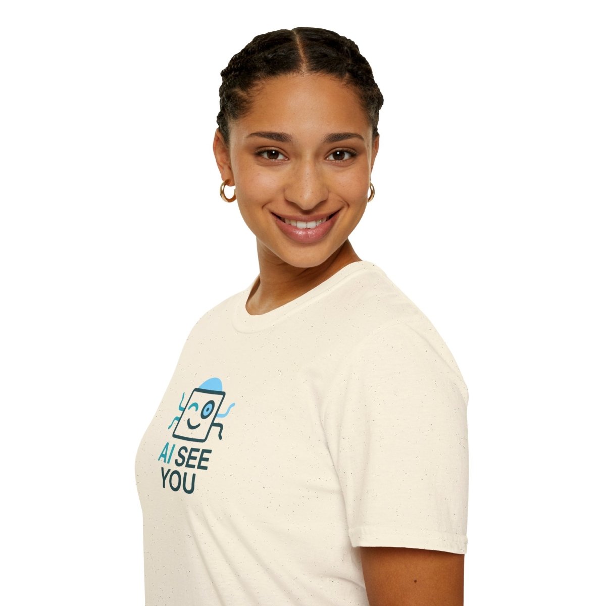 "AI See You" CW2 Digital Era Unisex Statement T-Shirt - Witty AI - Inspired Trendy Apparel for Coders and Tech People - AI Tee Hero