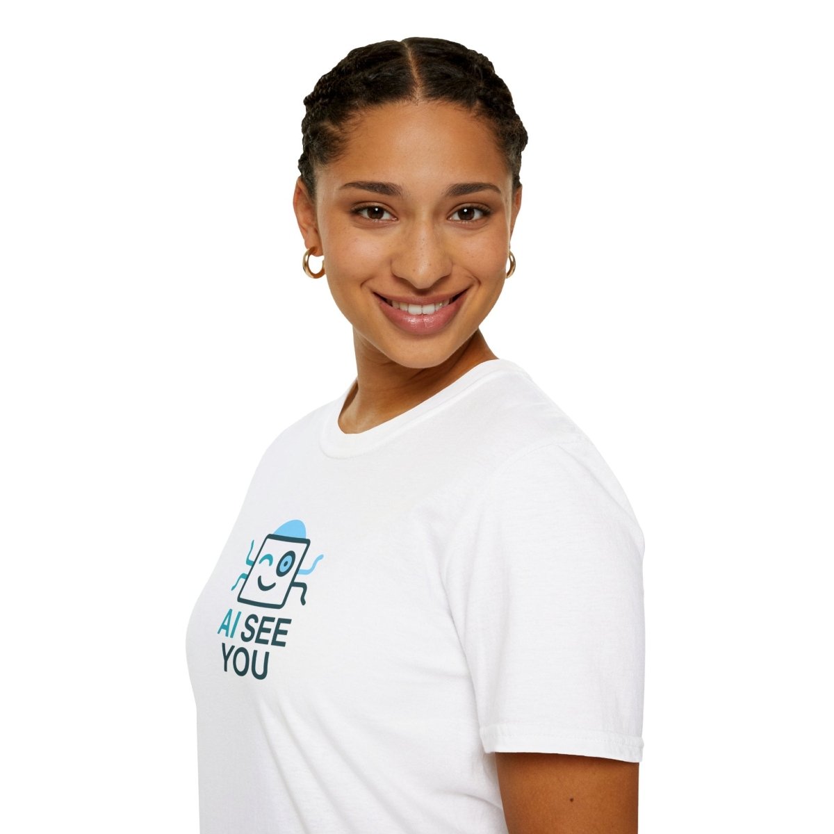 "AI See You" CW2 Digital Era Unisex Statement T-Shirt - Witty AI - Inspired Trendy Apparel for Coders and Tech People - AI Tee Hero