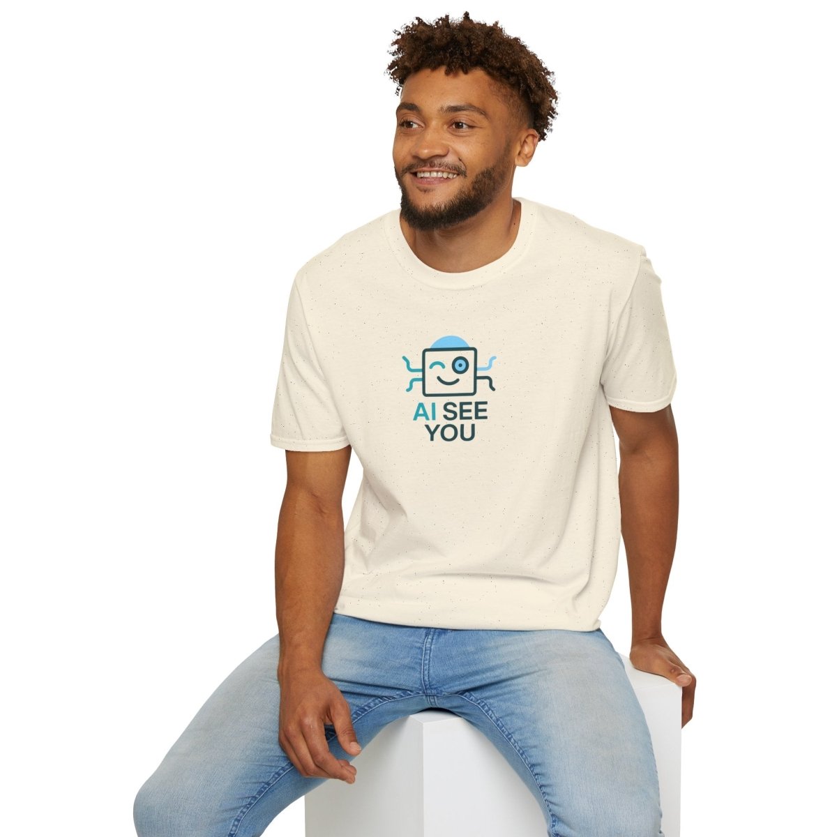 "AI See You" CW2 Digital Era Unisex Statement T-Shirt - Witty AI - Inspired Trendy Apparel for Coders and Tech People - AI Tee Hero