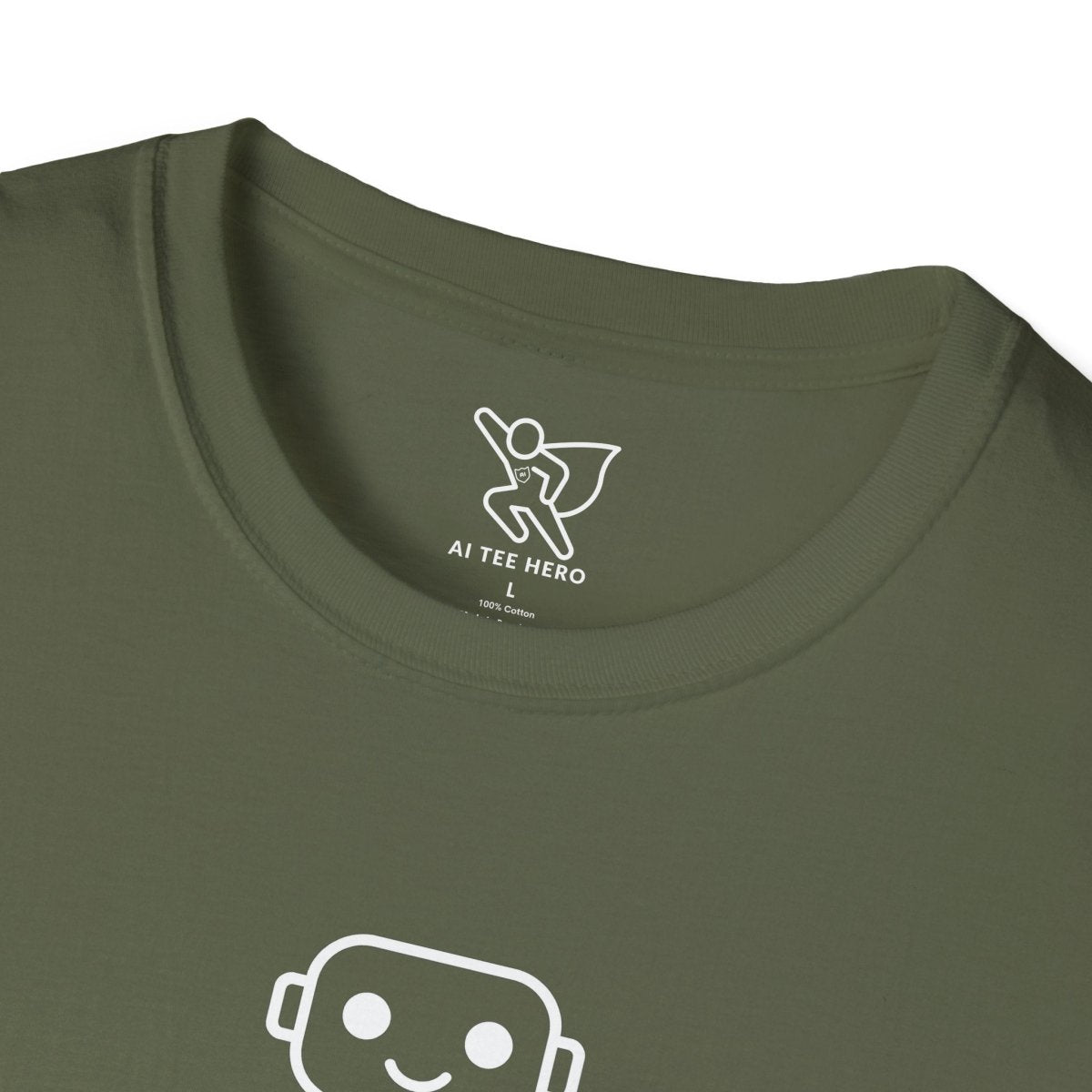"Beep Happens" CW1 - White Unisex Softstyle T-Shirt, Comfy Casual Tee, Everyday Wear, Gift for Him/Her, Birthday Shirt, Relaxed Fit Top - AI Tee Hero