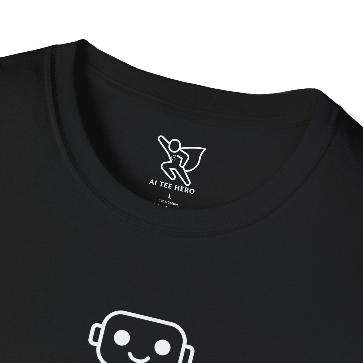 "Beep Happens" CW1 - White Unisex Softstyle T-Shirt, Comfy Casual Tee, Everyday Wear, Gift for Him/Her, Birthday Shirt, Relaxed Fit Top - AI Tee Hero