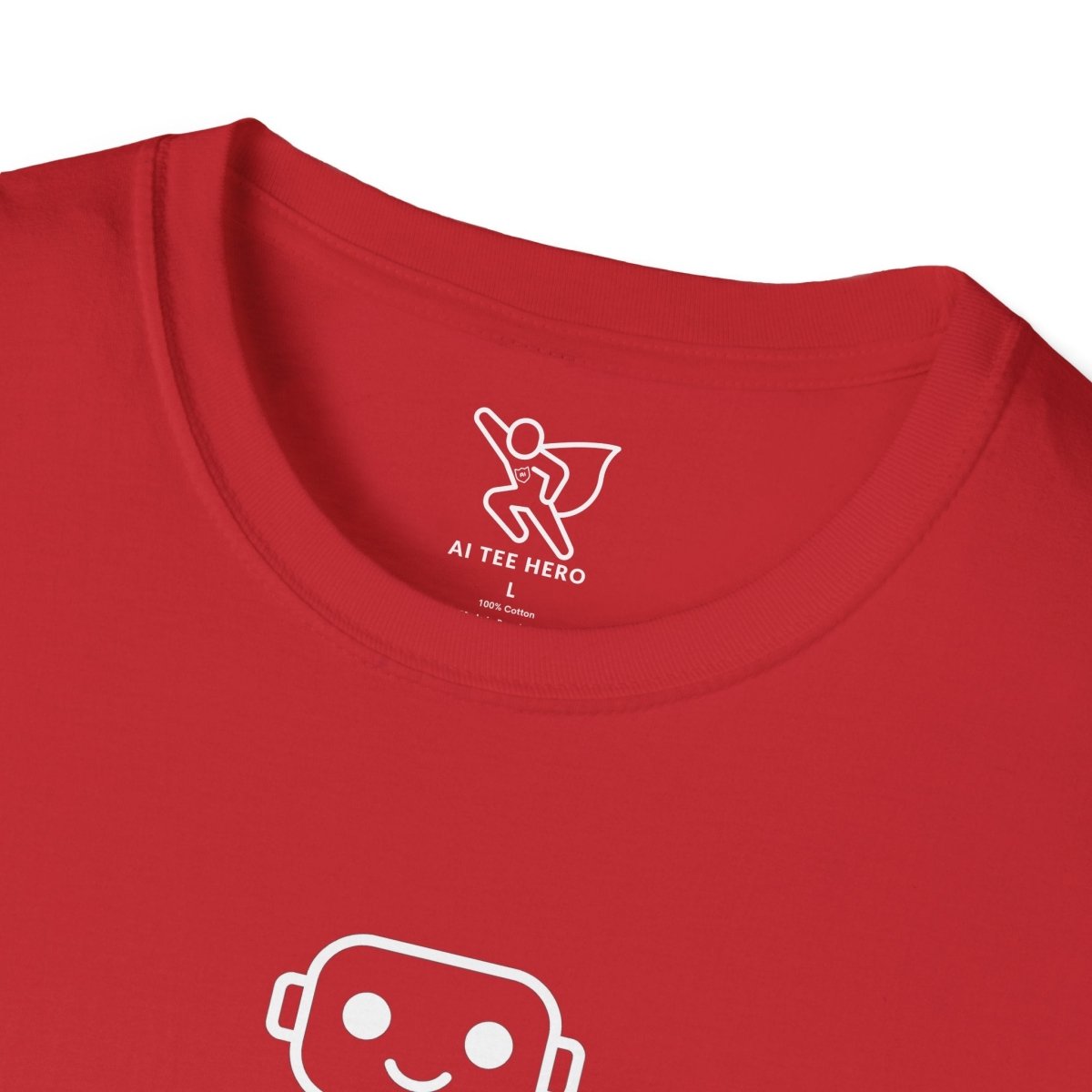 "Beep Happens" CW1 - White Unisex Softstyle T-Shirt, Comfy Casual Tee, Everyday Wear, Gift for Him/Her, Birthday Shirt, Relaxed Fit Top - AI Tee Hero