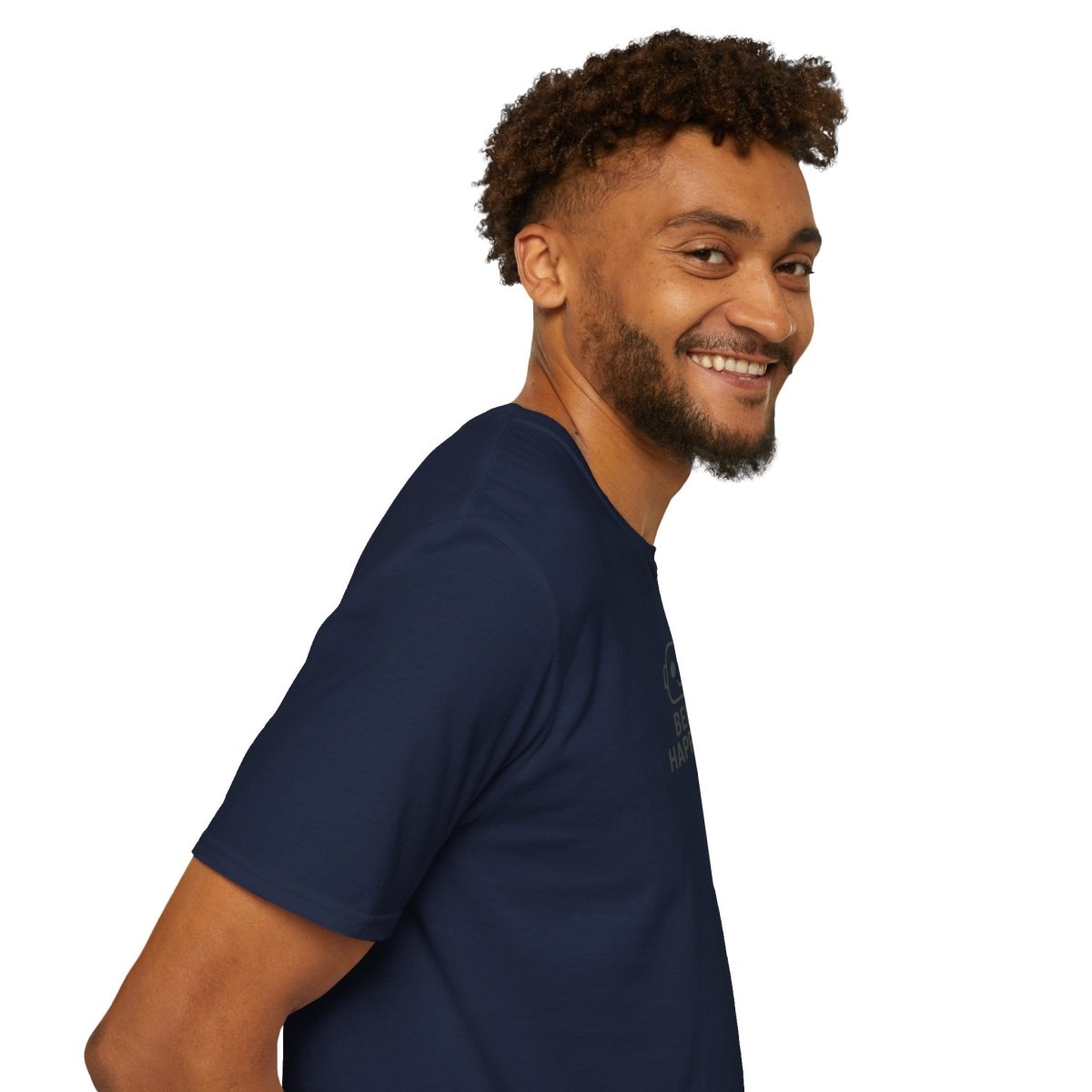 "Beep Happens" CW2 - Gray Unisex Softstyle T-Shirt, Comfy Casual Tee, Everyday Wear, Gift for Him/Her, Birthday Shirt, Relaxed Fit Top - AI Tee Hero