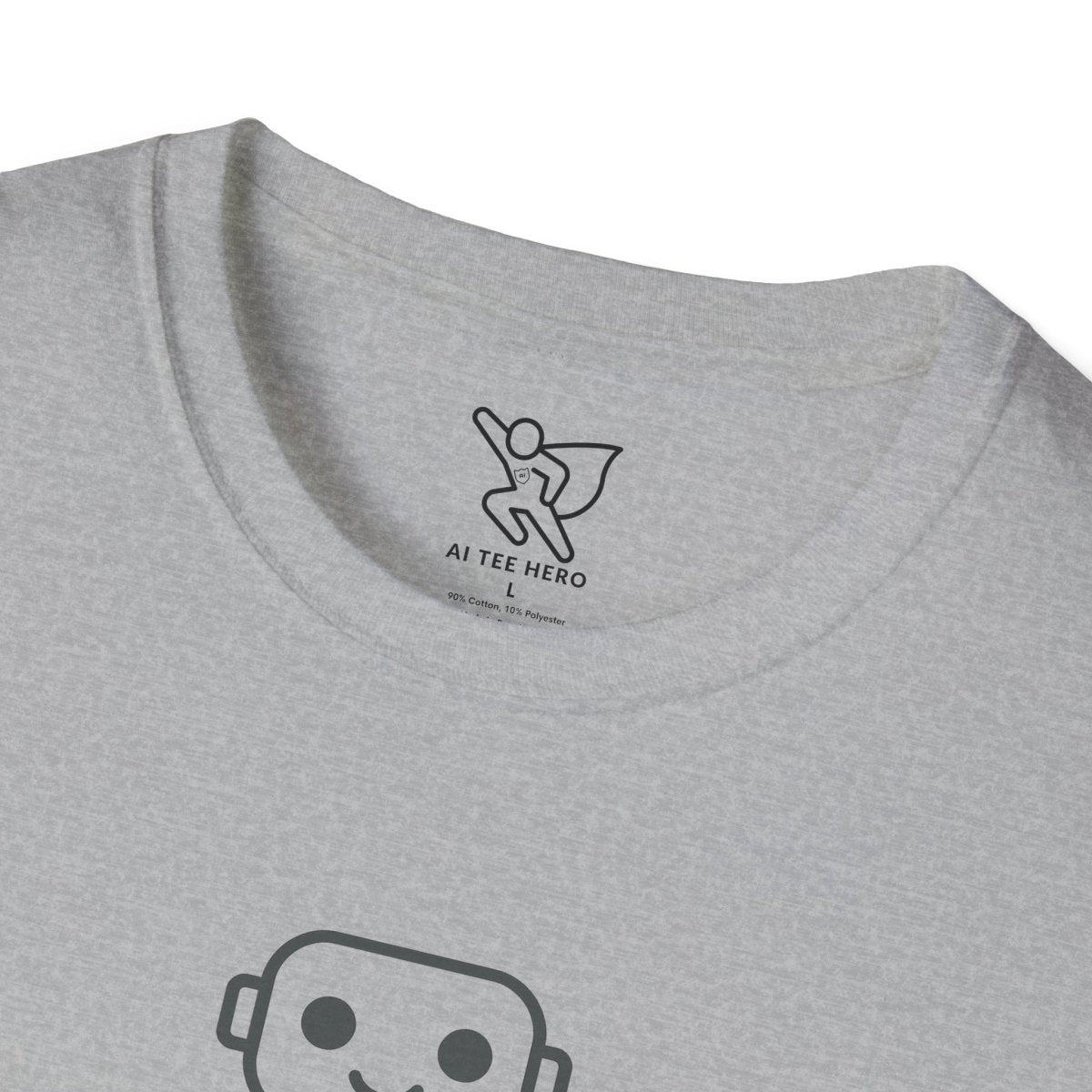 "Beep Happens" CW2 - Gray Unisex Softstyle T-Shirt, Comfy Casual Tee, Everyday Wear, Gift for Him/Her, Birthday Shirt, Relaxed Fit Top - AI Tee Hero