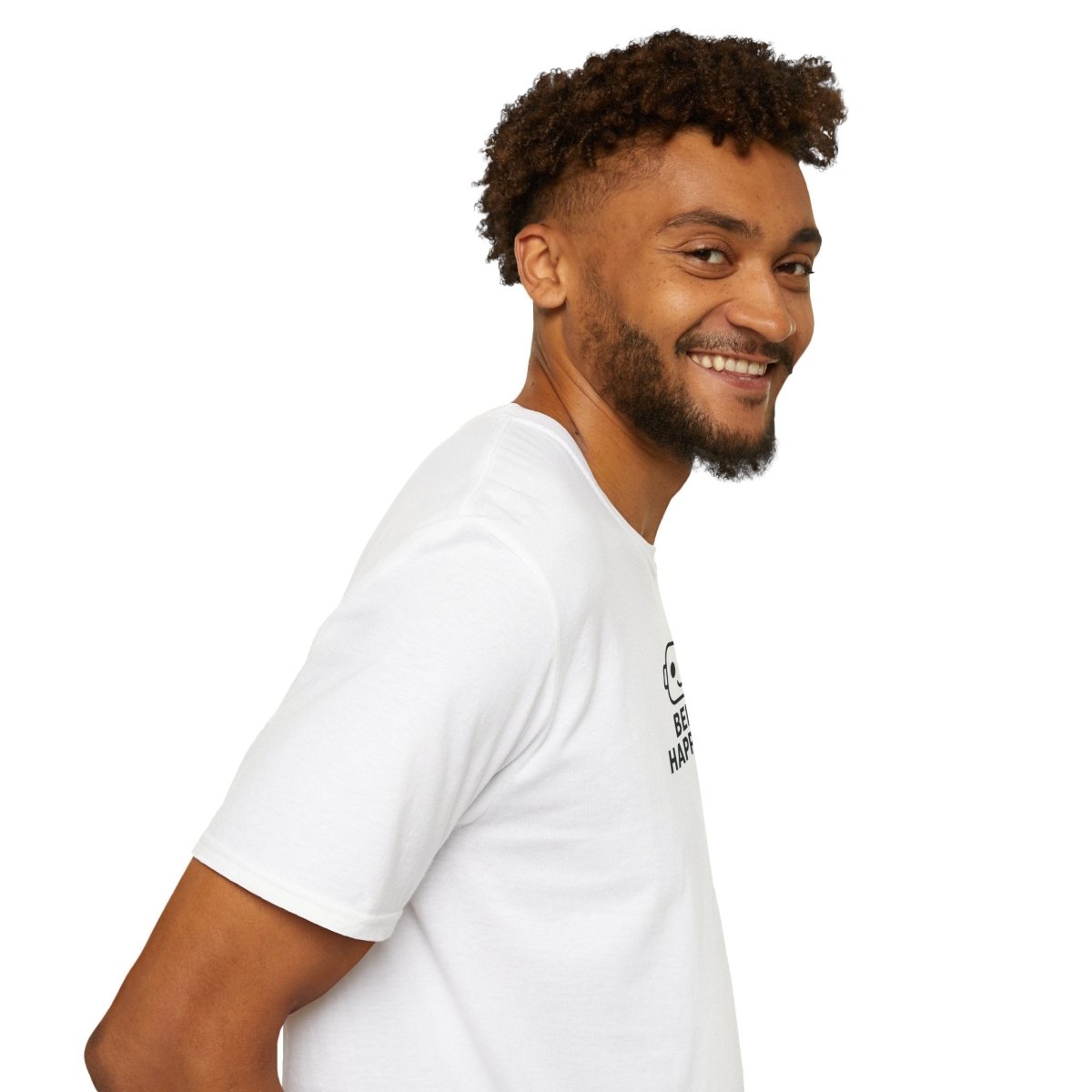 "Beep Happens" CW3 - Black Unisex Softstyle T-Shirt, Comfy Casual Tee, Everyday Wear, Gift for Him/Her, Birthday Shirt, Relaxed Fit Top - AI Tee Hero