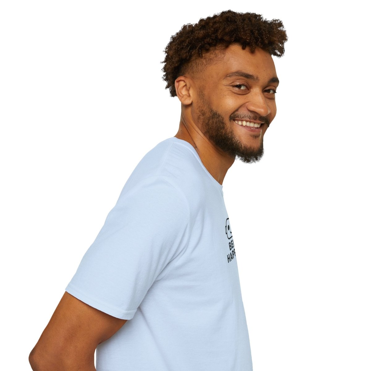 "Beep Happens" CW3 - Black Unisex Softstyle T-Shirt, Comfy Casual Tee, Everyday Wear, Gift for Him/Her, Birthday Shirt, Relaxed Fit Top - AI Tee Hero