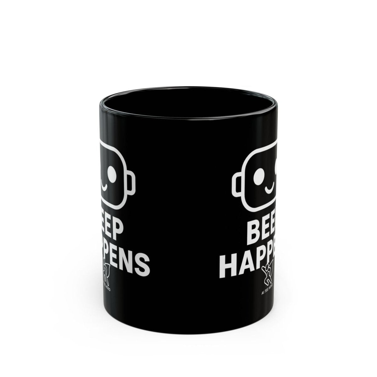 "Beep Happens" Gift for Tech Lovers, Programmers, Birthdays, Office Decor, Humor Coffee Mug - AI Tee Hero