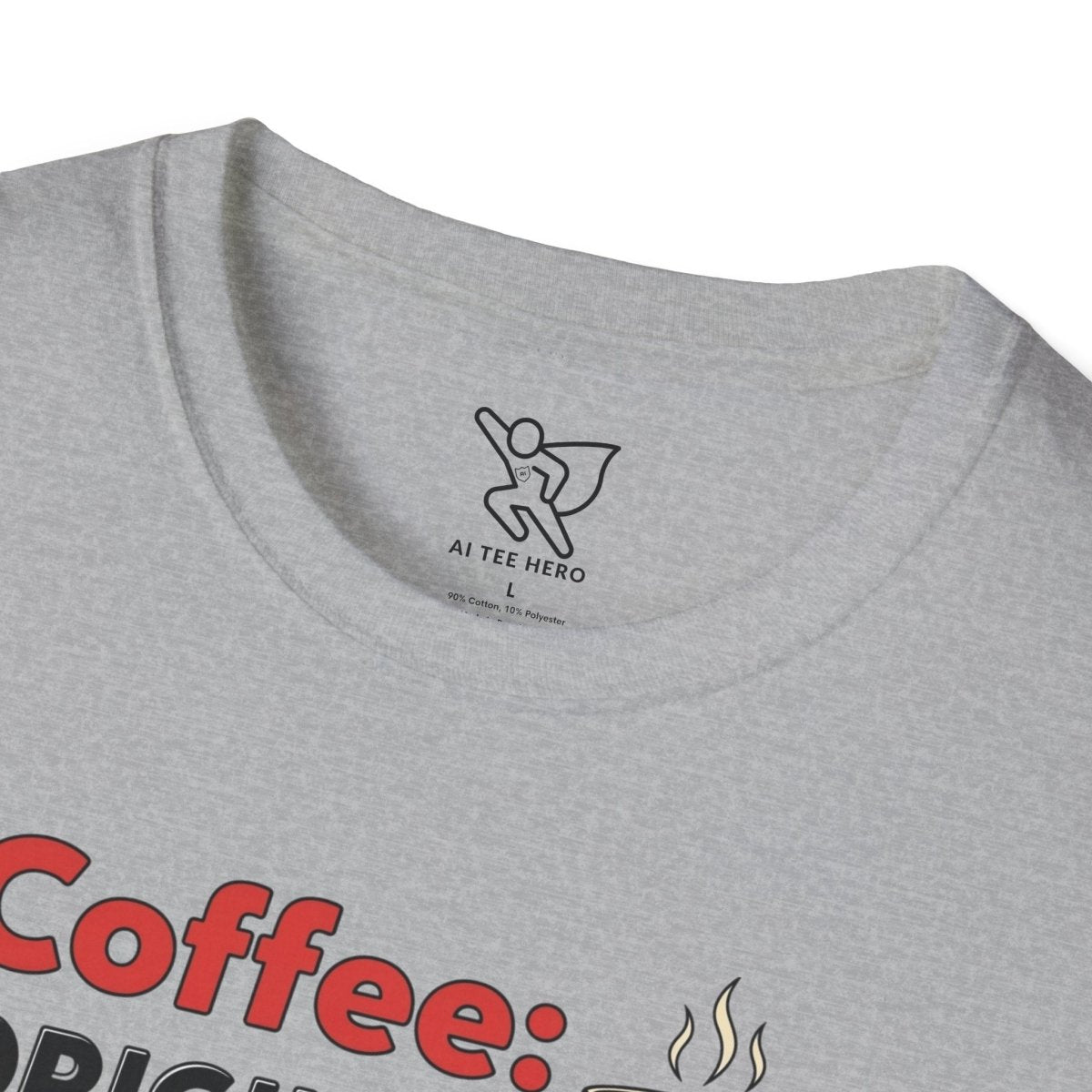 "Coffee Original Start Button" Gift for Coffee Lovers, Casual Wear, Funny Coffee Shirt, Birthday Gift - AI Tee Hero