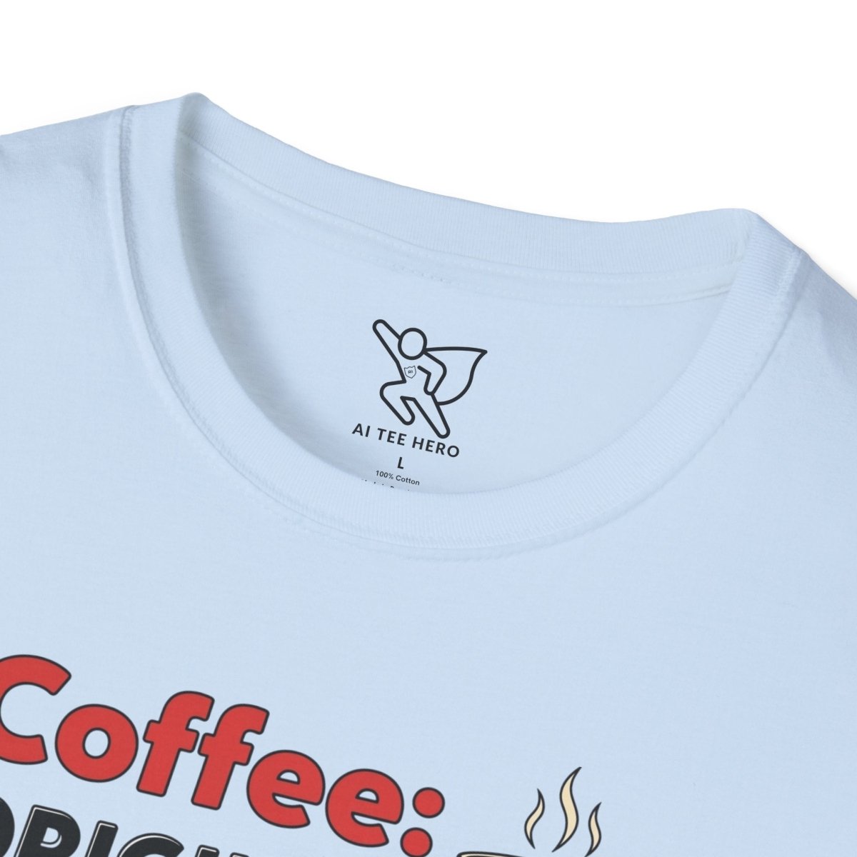 "Coffee Original Start Button" Gift for Coffee Lovers, Casual Wear, Funny Coffee Shirt, Birthday Gift - AI Tee Hero