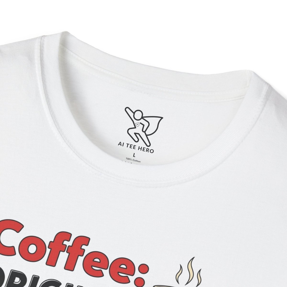 "Coffee Original Start Button" Gift for Coffee Lovers, Casual Wear, Funny Coffee Shirt, Birthday Gift - AI Tee Hero