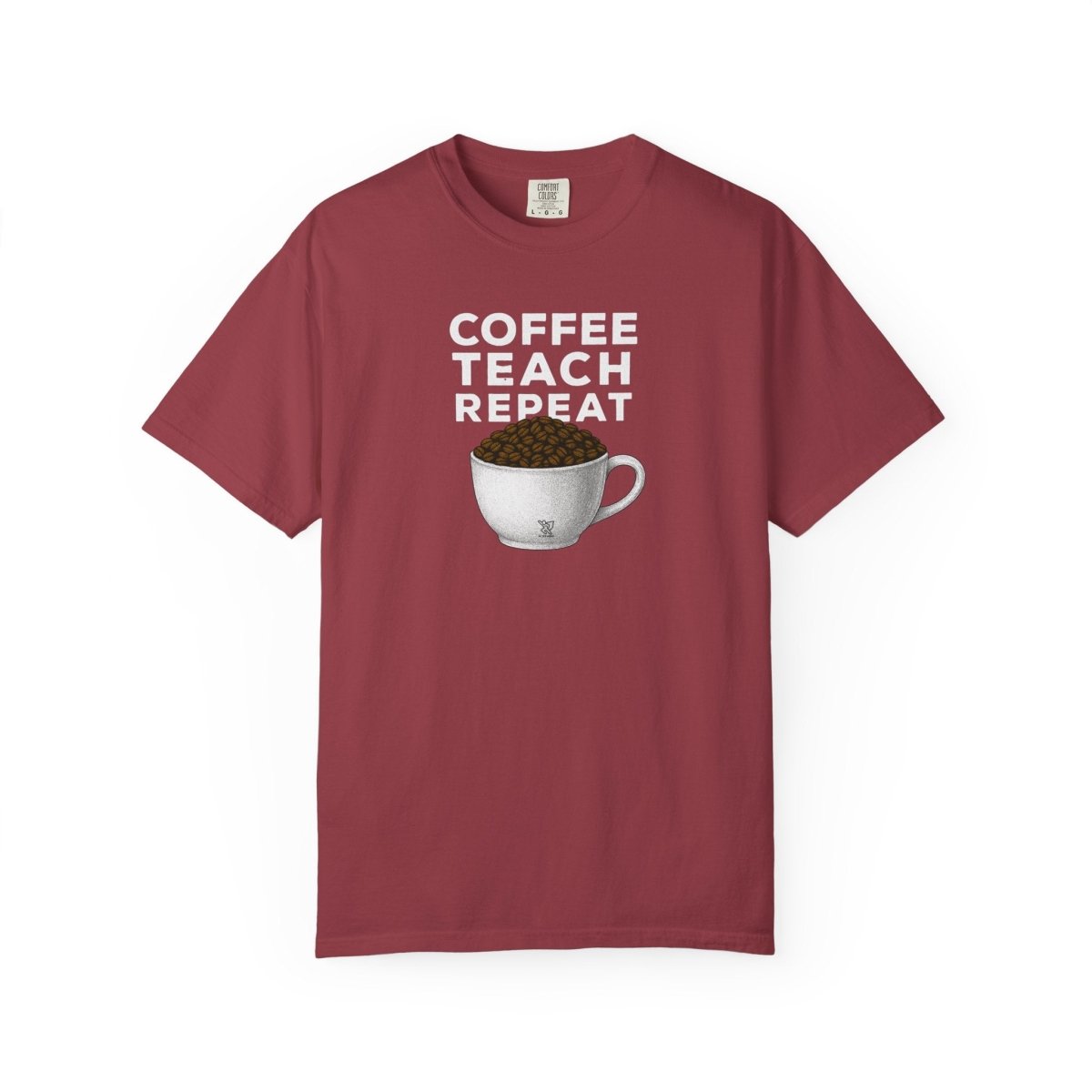 "Coffee.Teach.Repeat" CW - 2 Teacher T-Shirt, Gift for Educators, Back to School Tee, Funny Teacher Apparel, Unisex Graphic Shirt, Coffee Lovers Gift - AI Tee Hero