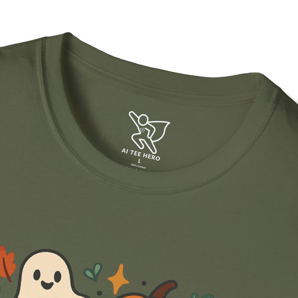 "Creep It Real" Halloween T-Shirt Unisex Softstyle Tee for Fall, Halloween Costume, Autumn Vibes, Seasonal Apparel, Gift Idea - AI Tee Hero
