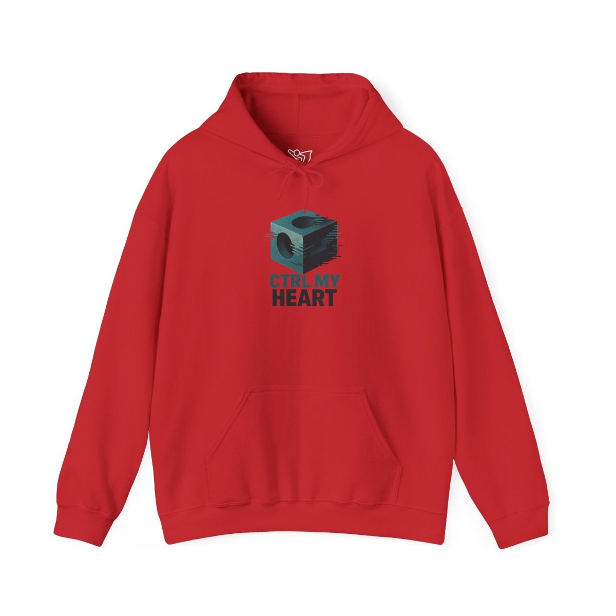 "CTRL MY HEART" CW - 2 Teal Unisex Hoodie, Tech - Inspired Sweatshirt, Gift for Gamers, Cozy Streetwear, Valentine's Day Gift - AI Tee Hero