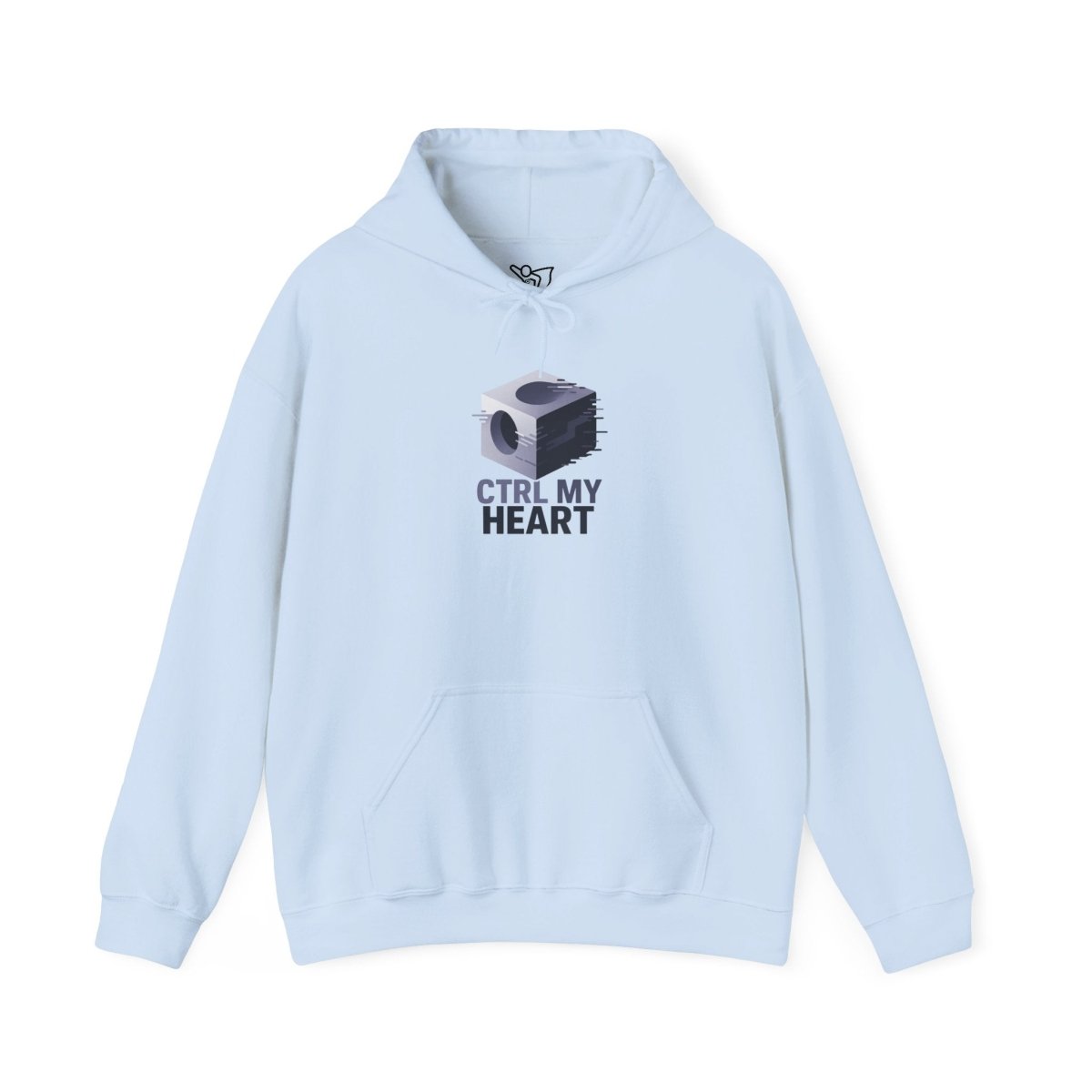 "CTRL MY HEART" CW - 3 Lavender Unisex Hoodie, Tech - Inspired Sweatshirt, Gift for Gamers, Cozy Streetwear, Valentine's Day Gift - AI Tee Hero