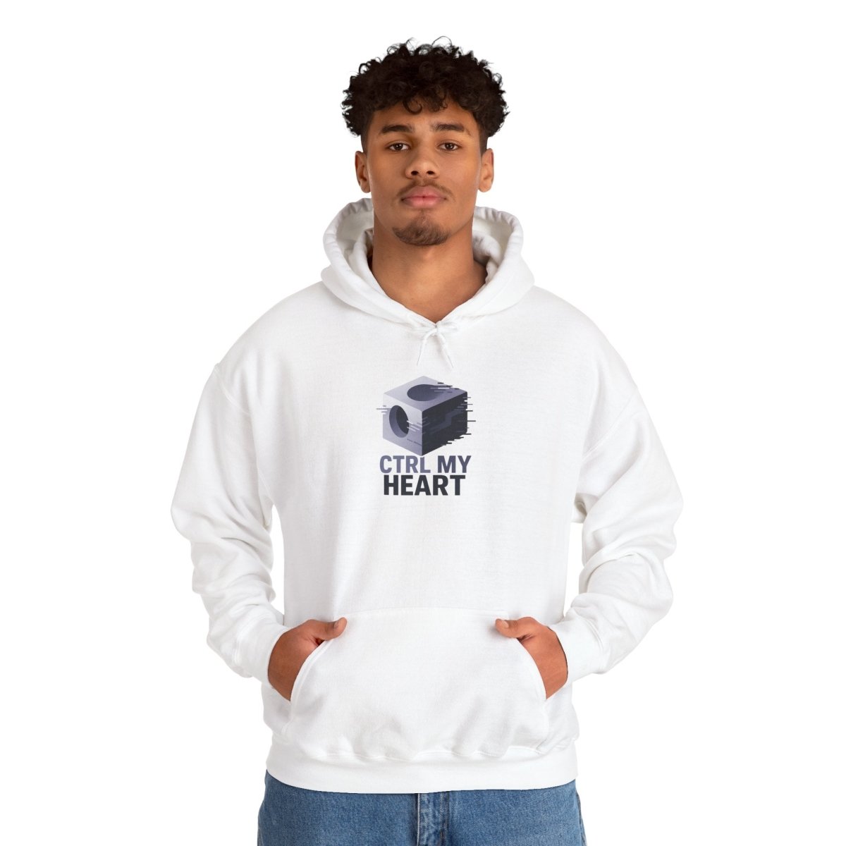 "CTRL MY HEART" CW - 3 Lavender Unisex Hoodie, Tech - Inspired Sweatshirt, Gift for Gamers, Cozy Streetwear, Valentine's Day Gift - AI Tee Hero
