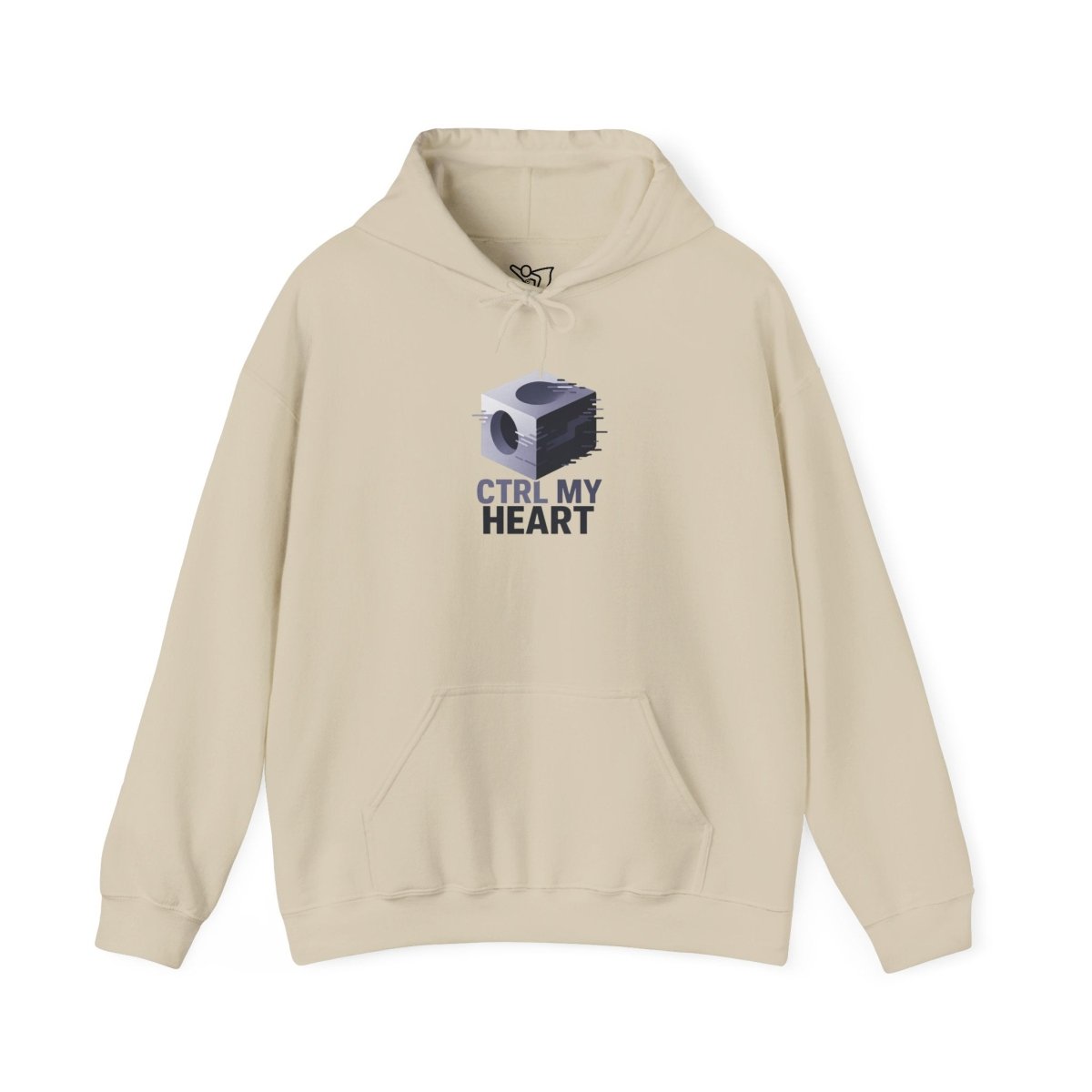 "CTRL MY HEART" CW - 3 Lavender Unisex Hoodie, Tech - Inspired Sweatshirt, Gift for Gamers, Cozy Streetwear, Valentine's Day Gift - AI Tee Hero