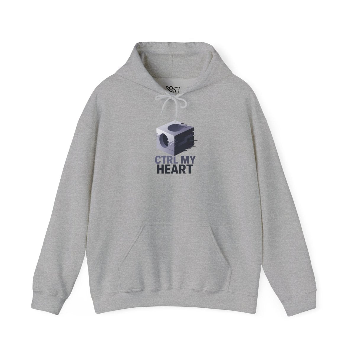 "CTRL MY HEART" CW - 3 Lavender Unisex Hoodie, Tech - Inspired Sweatshirt, Gift for Gamers, Cozy Streetwear, Valentine's Day Gift - AI Tee Hero