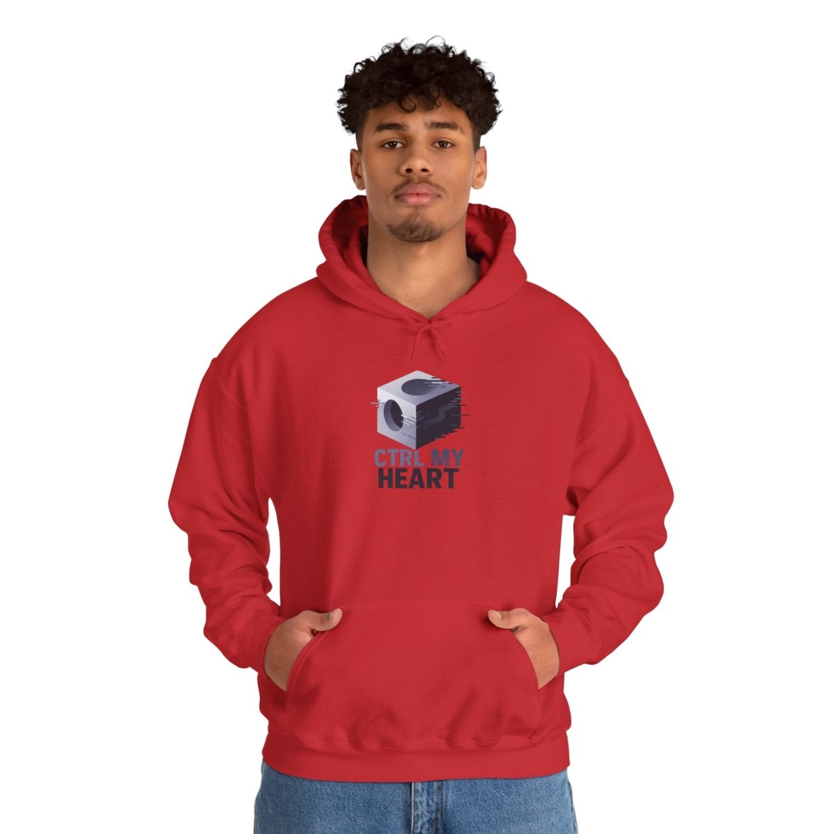 "CTRL MY HEART" CW - 3 Lavender Unisex Hoodie, Tech - Inspired Sweatshirt, Gift for Gamers, Cozy Streetwear, Valentine's Day Gift - AI Tee Hero